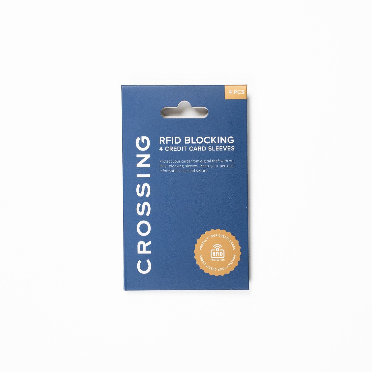 Crossing RFID Blocking Credit Card Sleeves Set Of 4 - Assorted