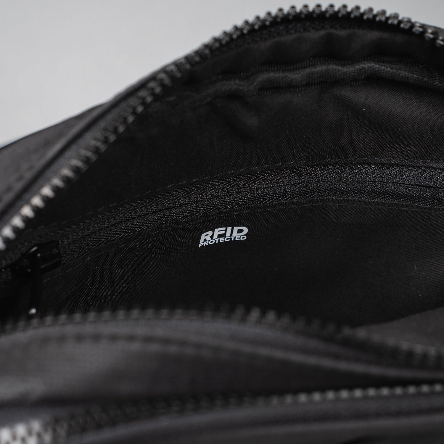 Crossing Sam Anti-Theft RFID Crossbody Bag - Black