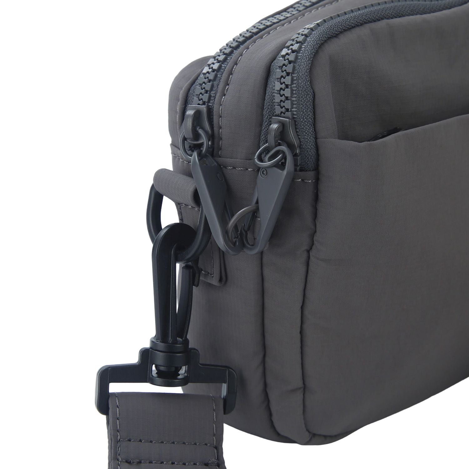 Crossing Sam Anti-Theft RFID Crossbody Bag V2 - Grey