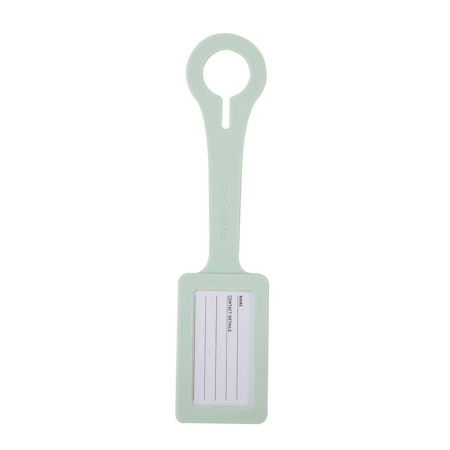 Crossing Silicone Luggage Tag - Apple Sorbet