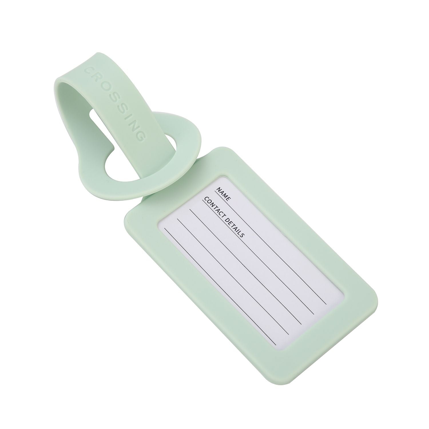 Crossing Silicone Luggage Tag - Apple Sorbet