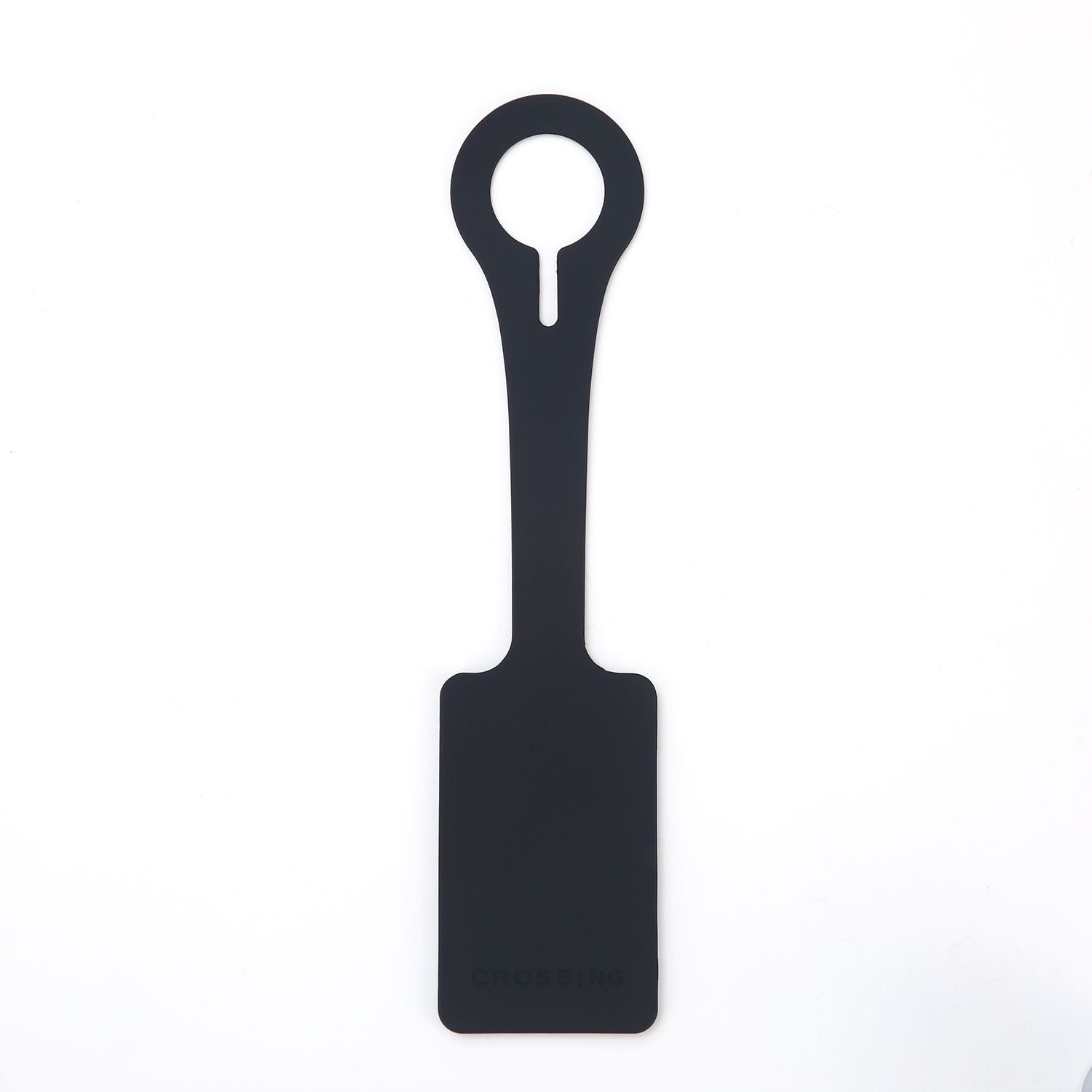 Crossing Silicone Luggage Tag - Black