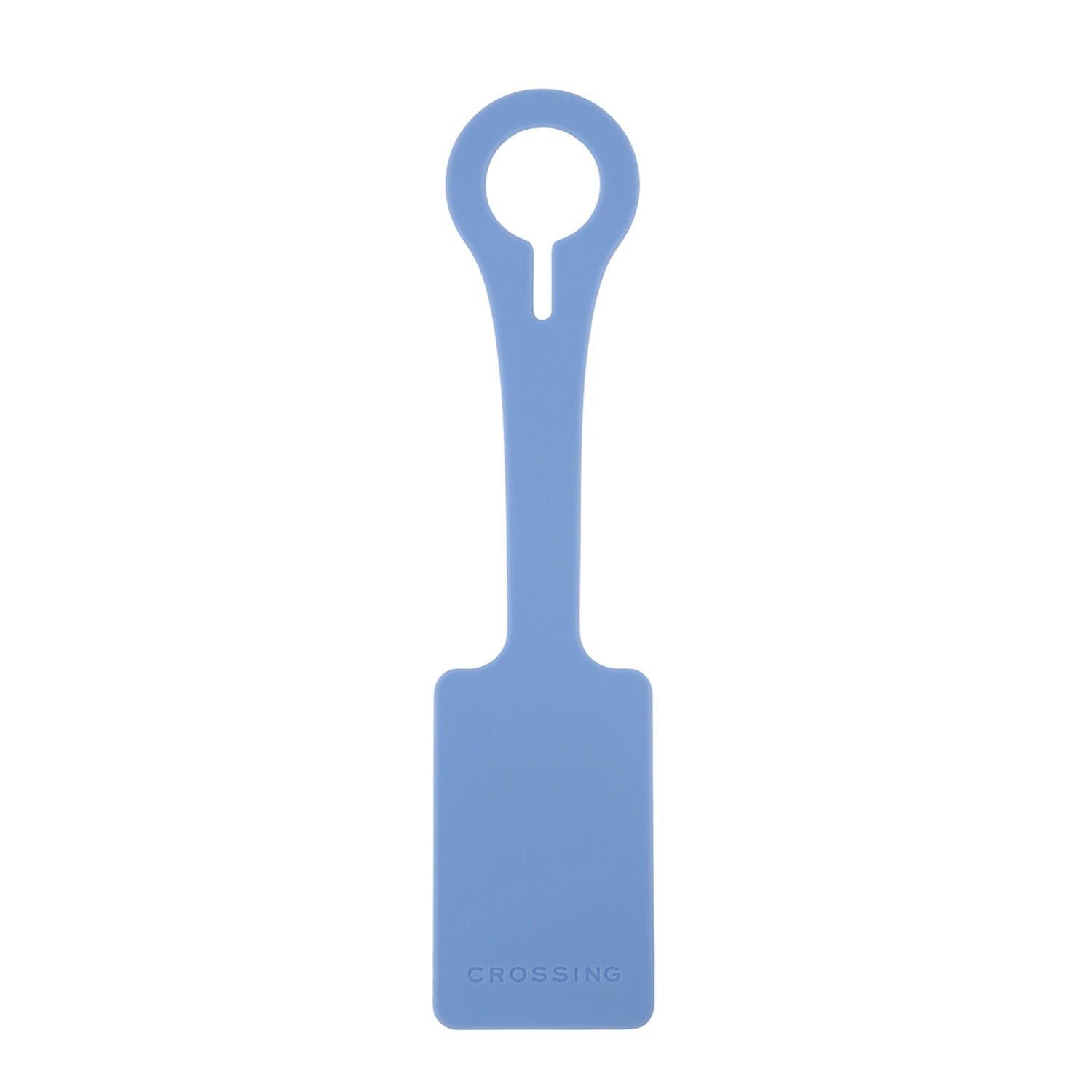 Crossing Silicone Luggage Tag - Cornflower Blue