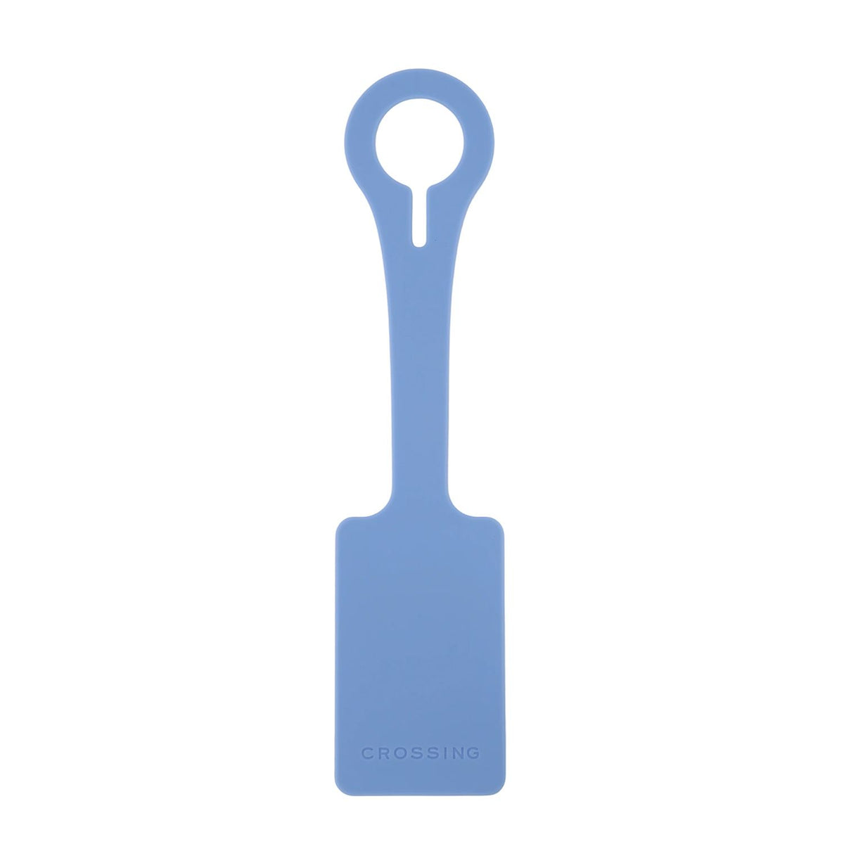 Crossing Silicone Luggage Tag - Cornflower Blue