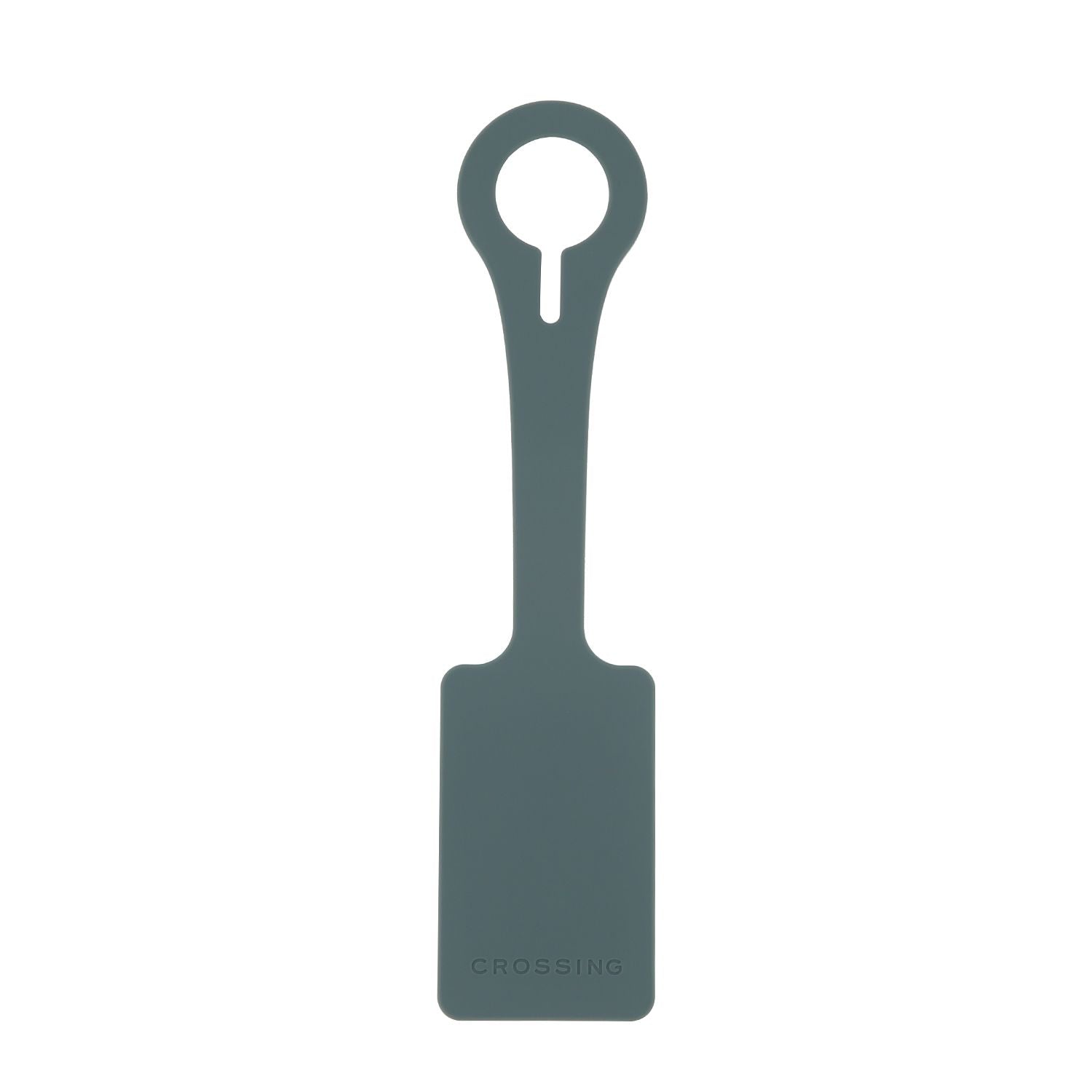 Crossing Silicone Luggage Tag - Forest Green