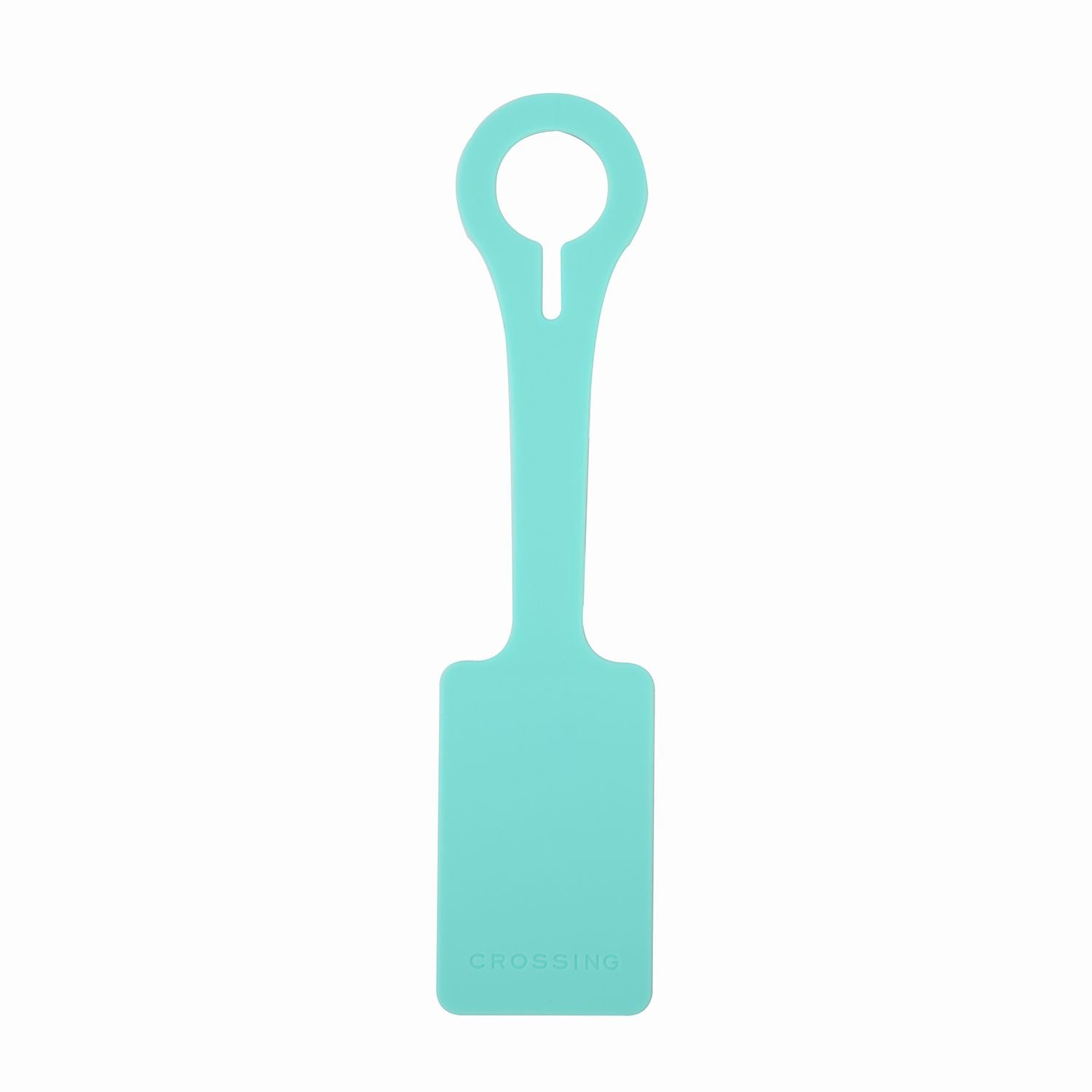 Crossing Silicone Luggage Tag - Neon Mint