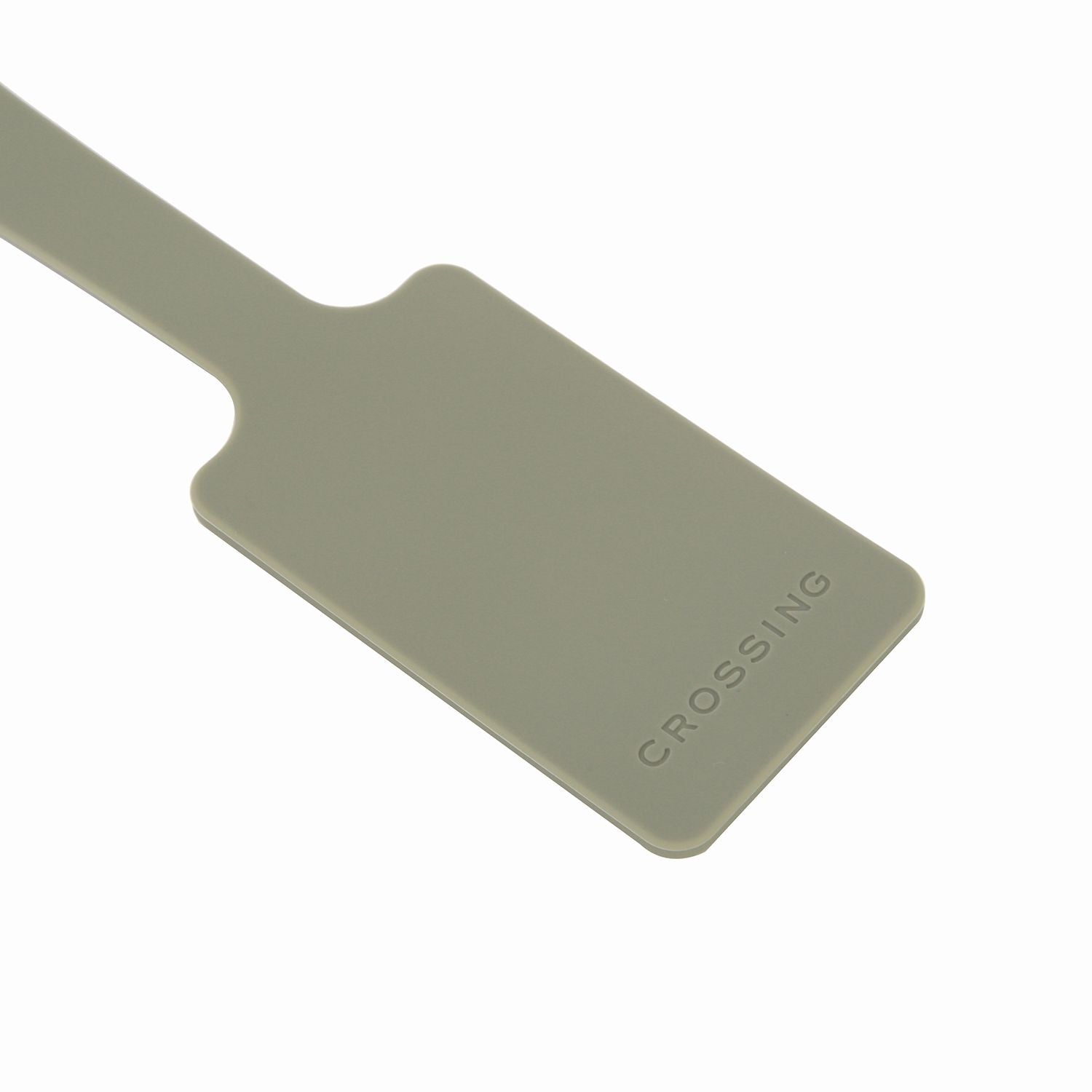 Crossing Silicone Luggage Tag - Olive Sage