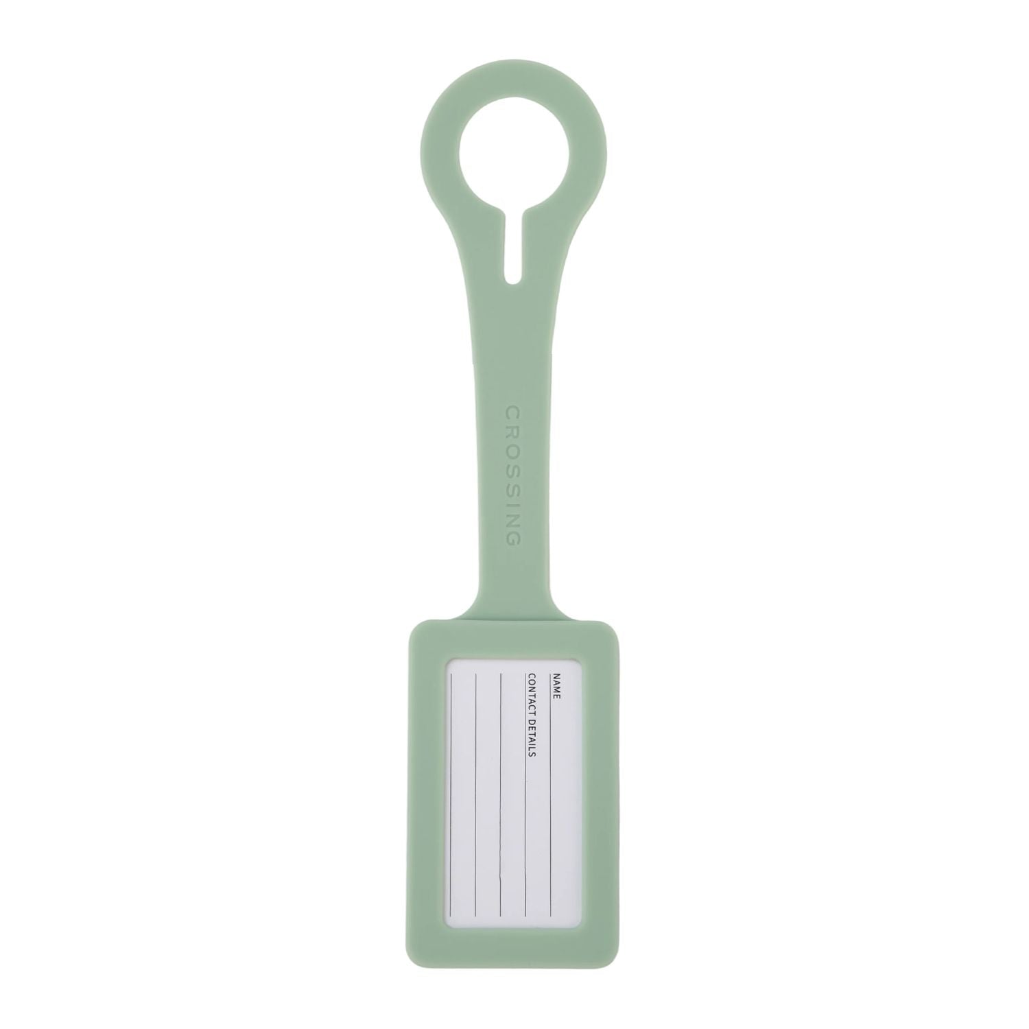 Crossing Silicone Luggage Tag - Pistachio