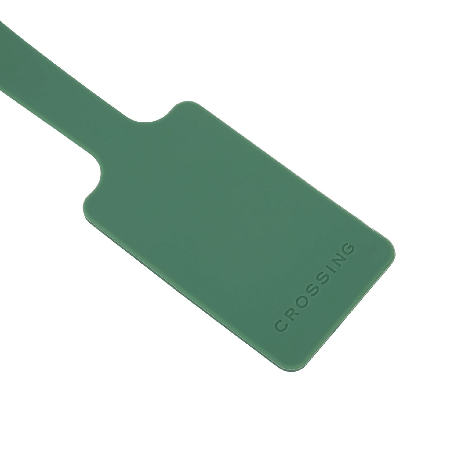 Crossing Silicone Luggage Tag - Sage Green