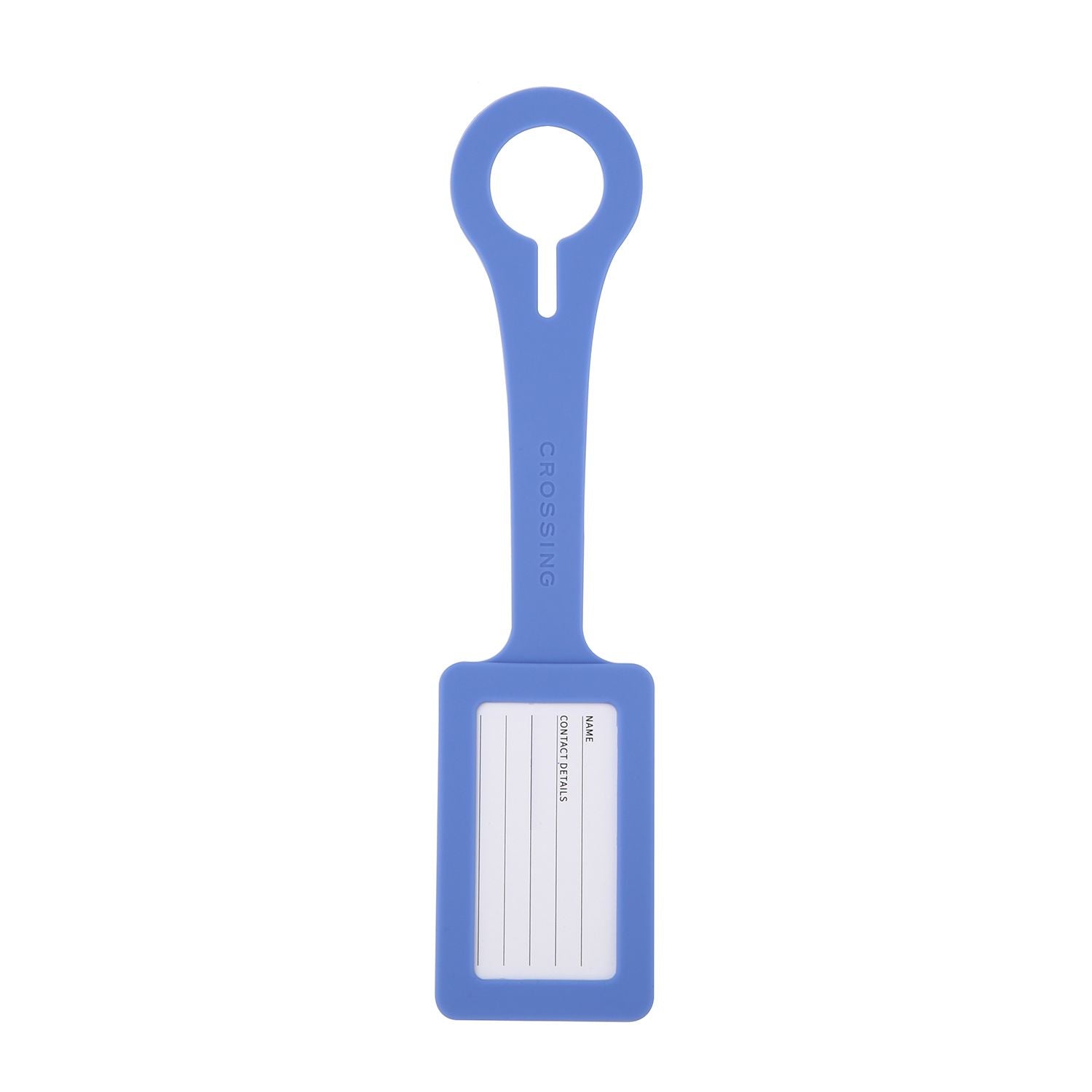 Crossing Silicone Luggage Tag - Sky Blue
