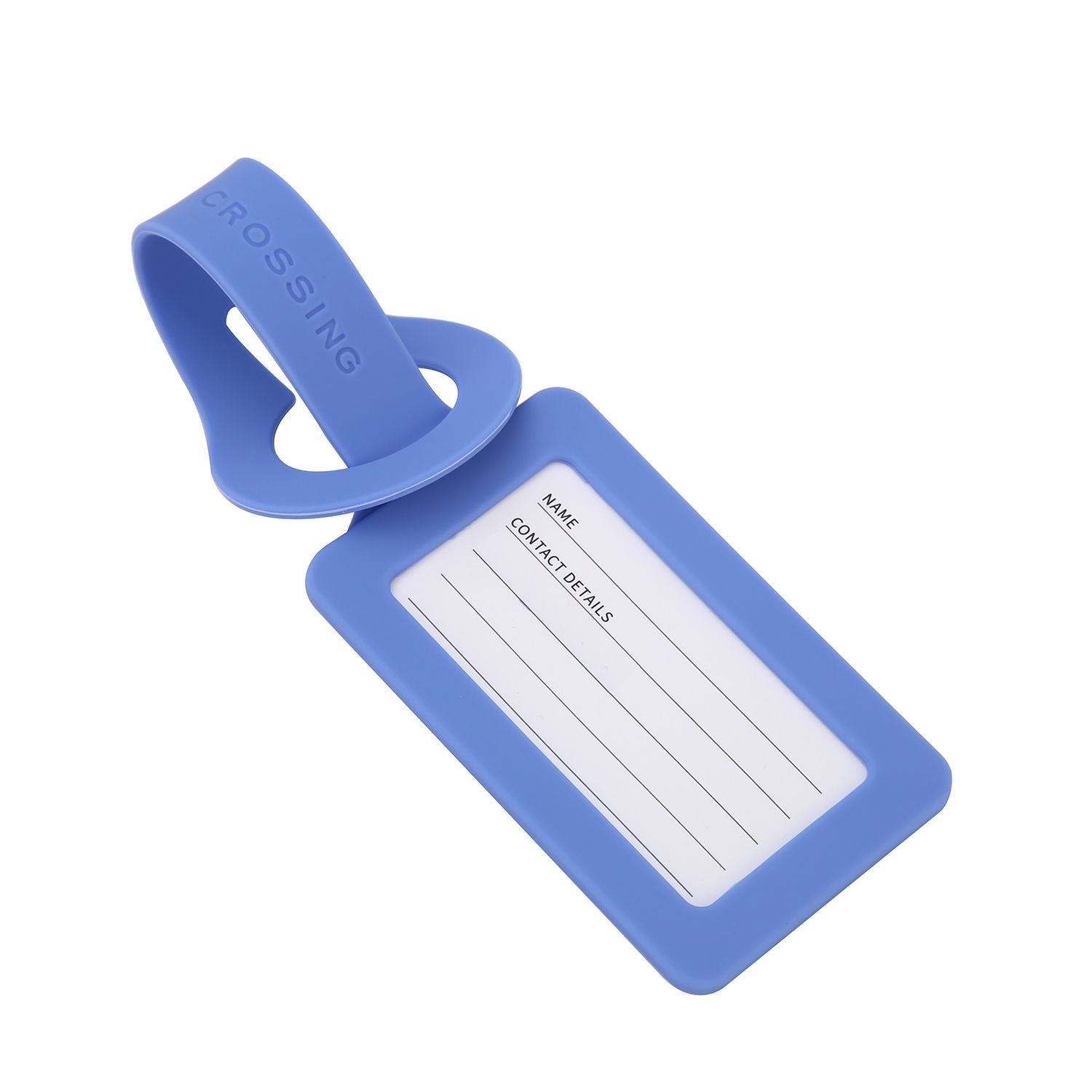 Crossing Silicone Luggage Tag - Sky Blue