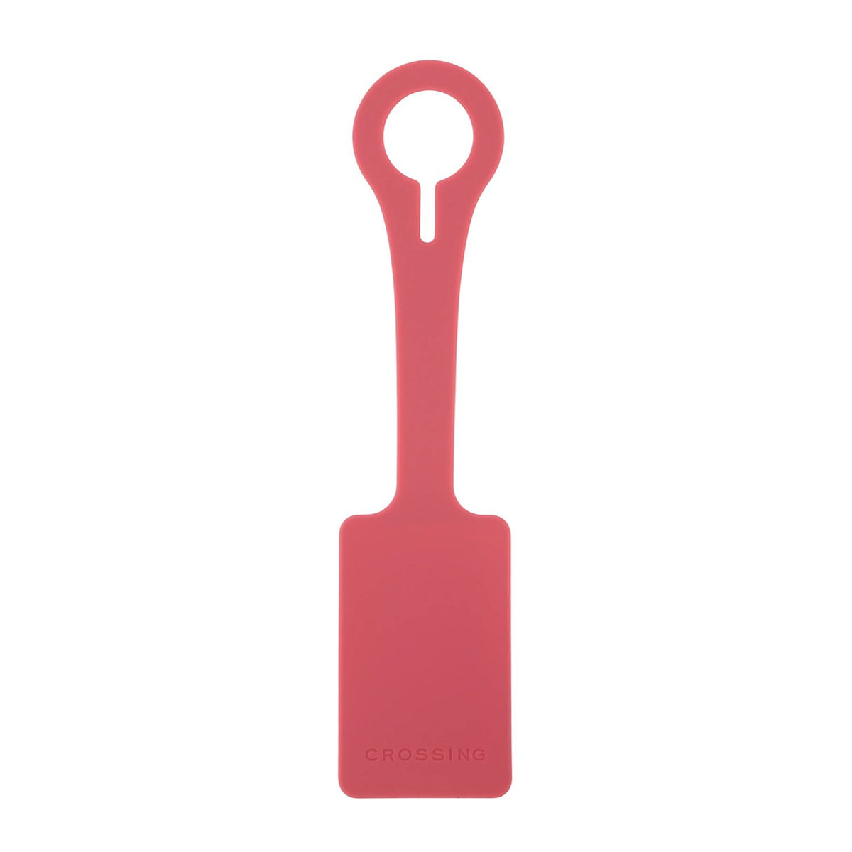 Crossing Silicone Luggage Tag - Strawberry Cream