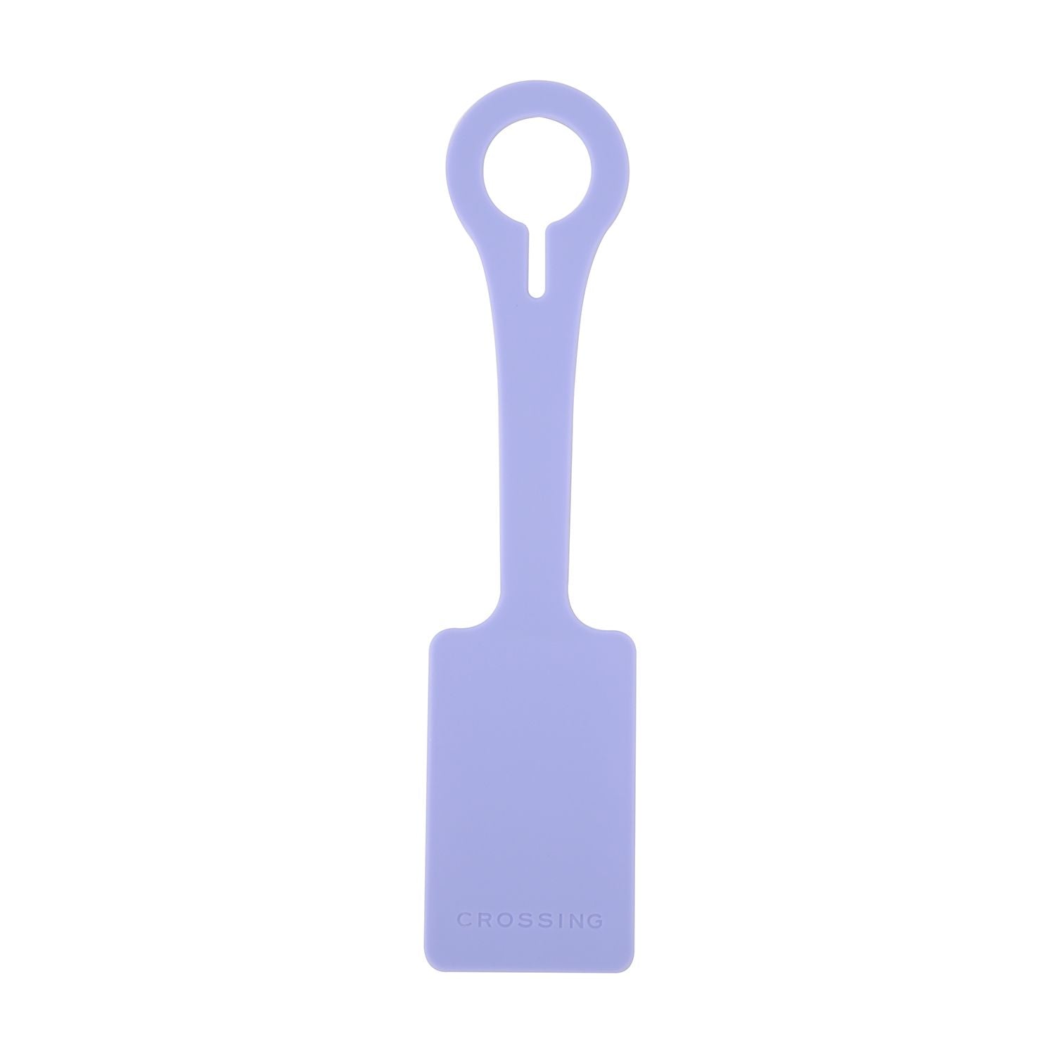 Crossing Silicone Luggage Tag - Taro Cream