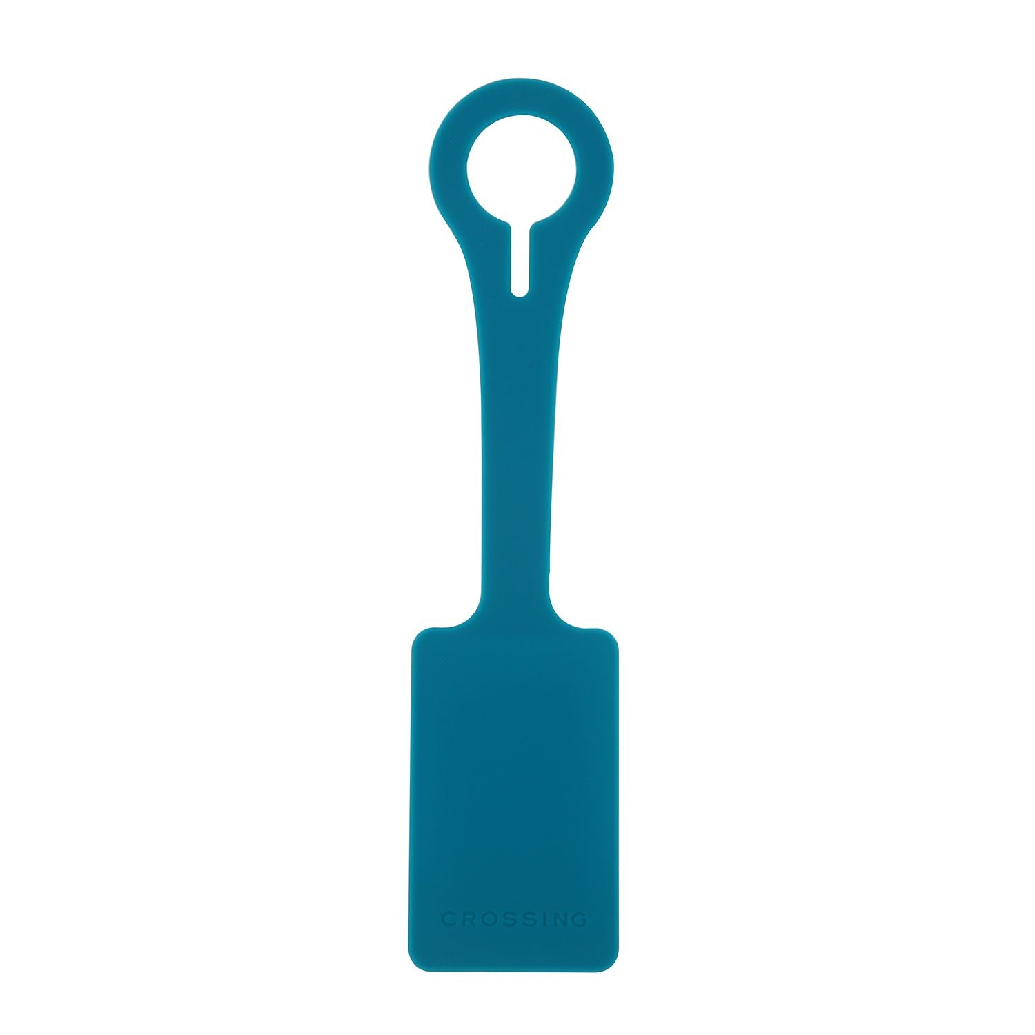 Crossing Silicone Luggage Tag - Teal Green