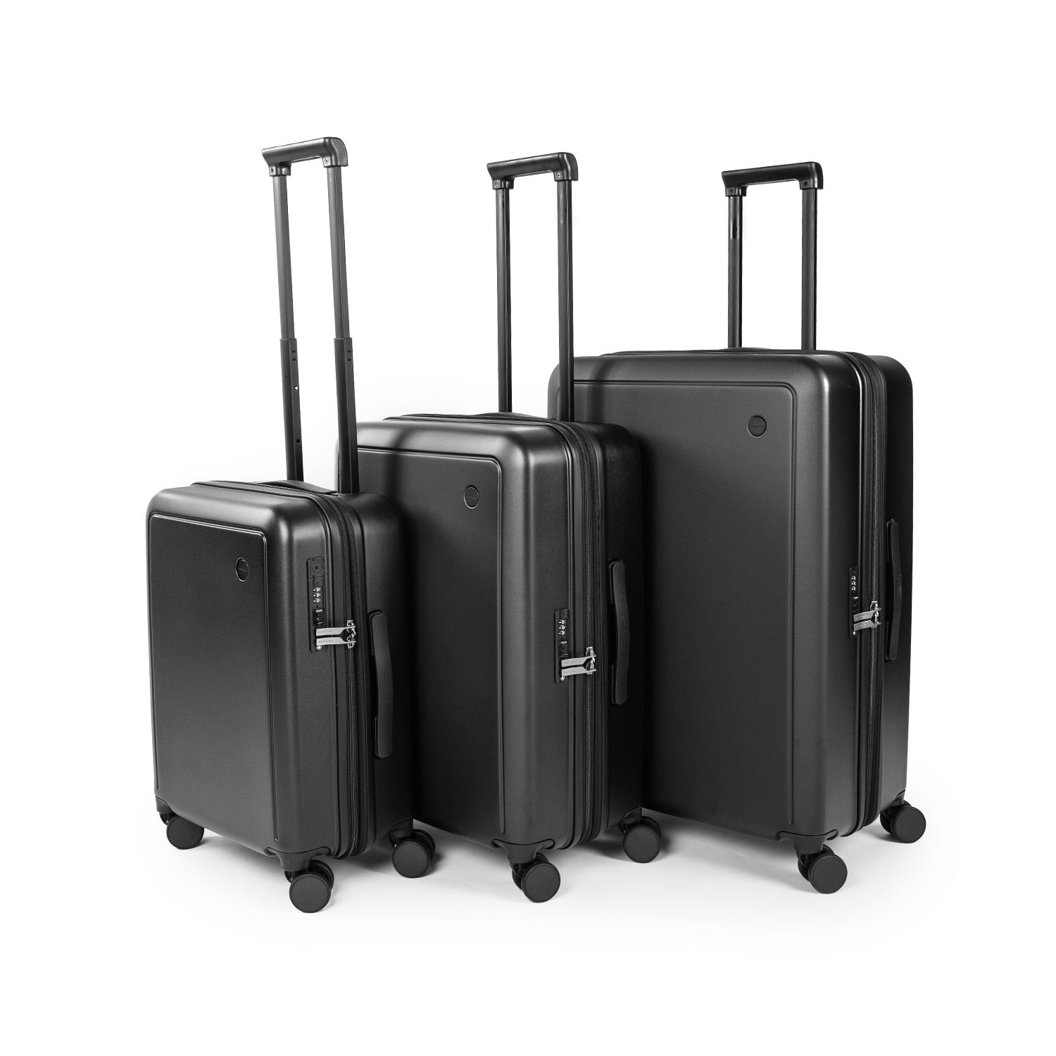 Crossing Stel Polycarbonate Carry On 20" Luggage - Black