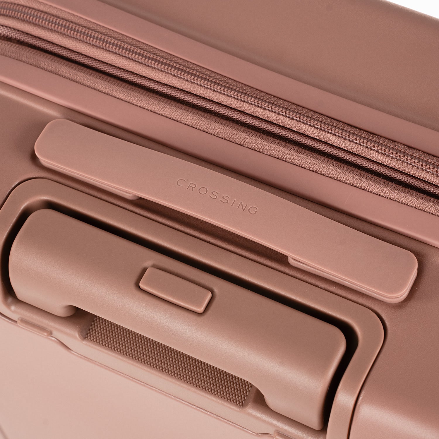 Crossing Stel Polycarbonate Carry On 20" Luggage - Clay