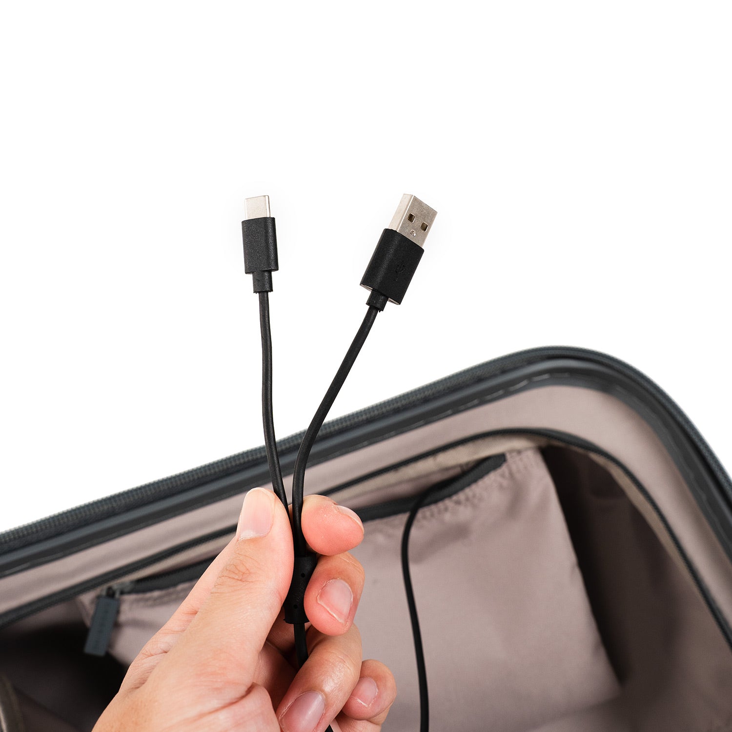 Crossing Stel Polycarbonate Carry On 20" Luggage - Green