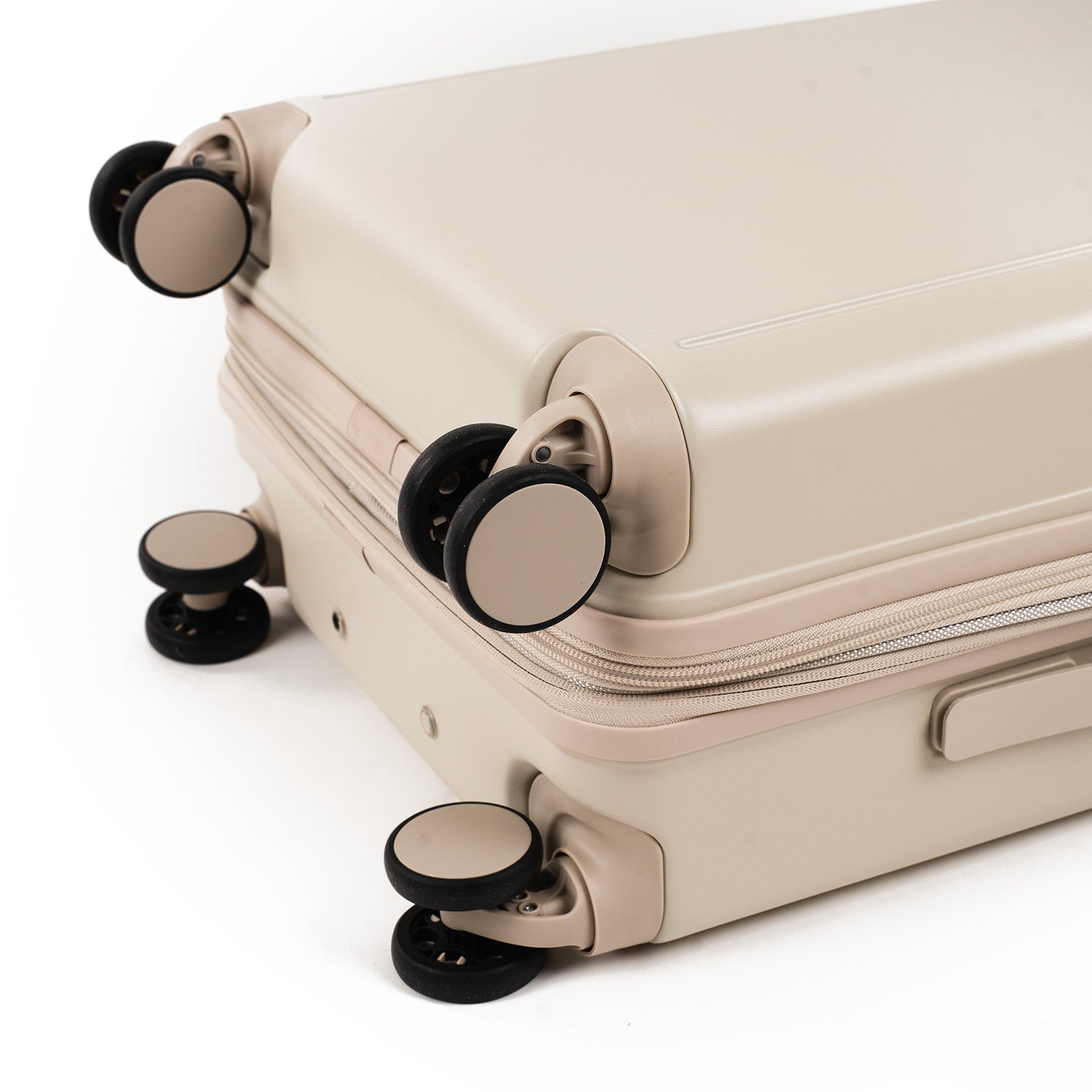 Crossing Stel Polycarbonate Carry On 20" Luggage - Sandwhite