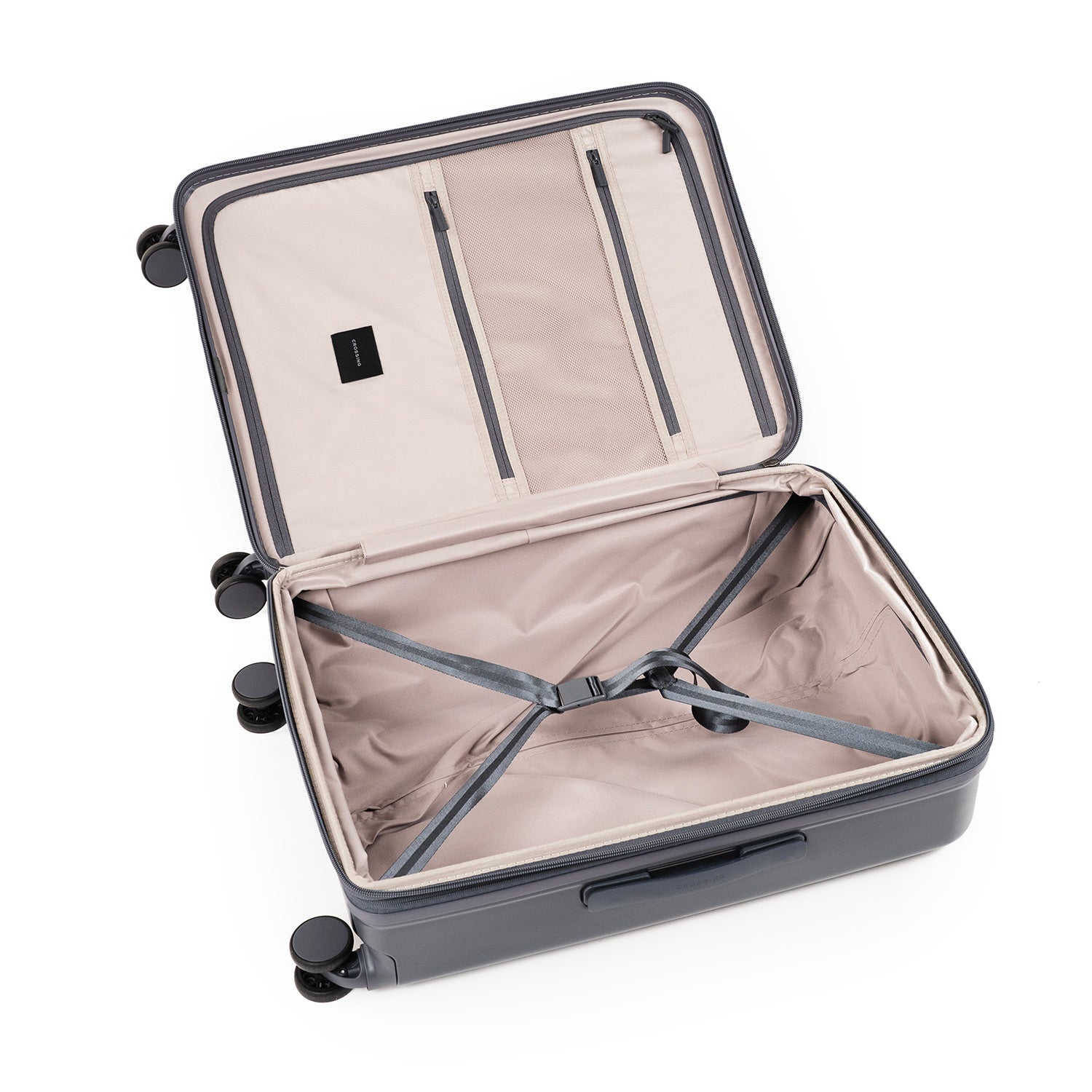 Crossing Stel Polycarbonate Medium 25" Luggage - Navy