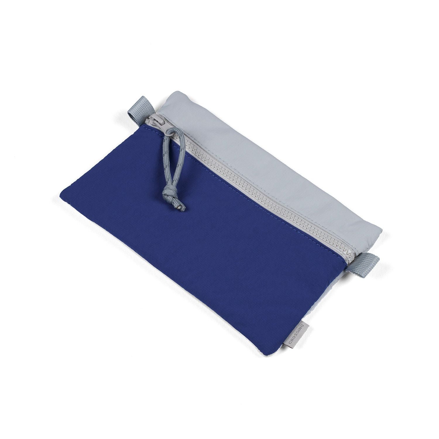 Crossing Tessa Colour Block Pouch Large - Blue/Grey