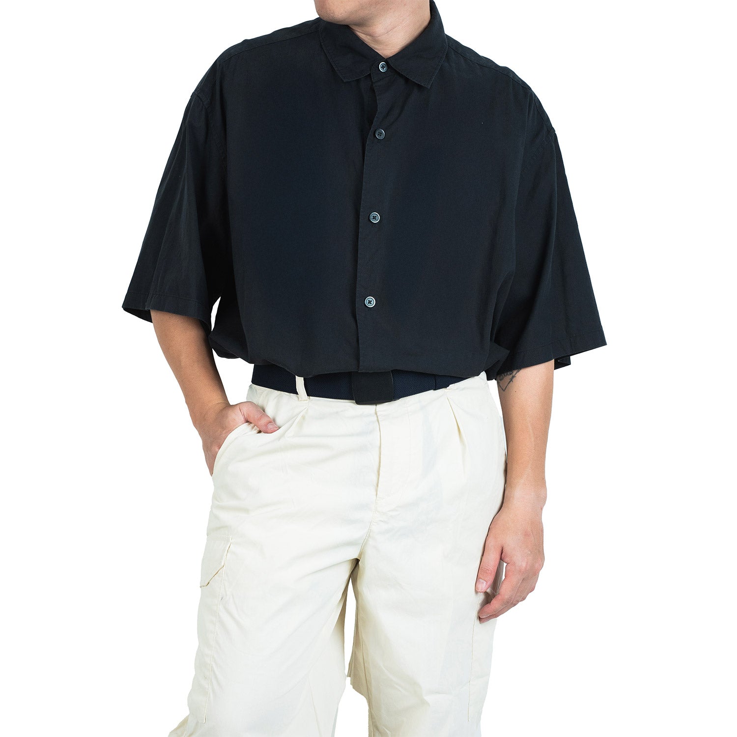 Crossing Travel Belt With Clip Buckle (One Size) - Navy