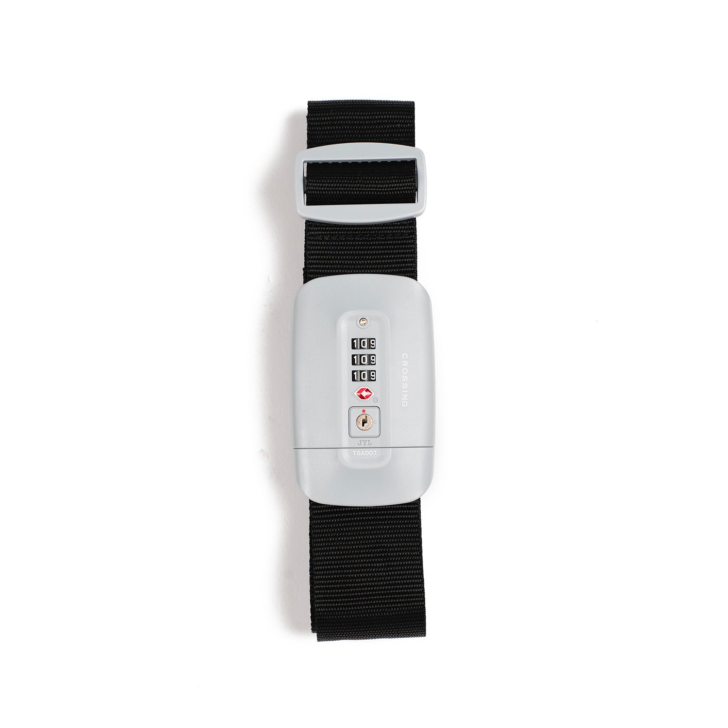 Crossing TSA 3-Dial Combination Lock Luggage Strap - Black