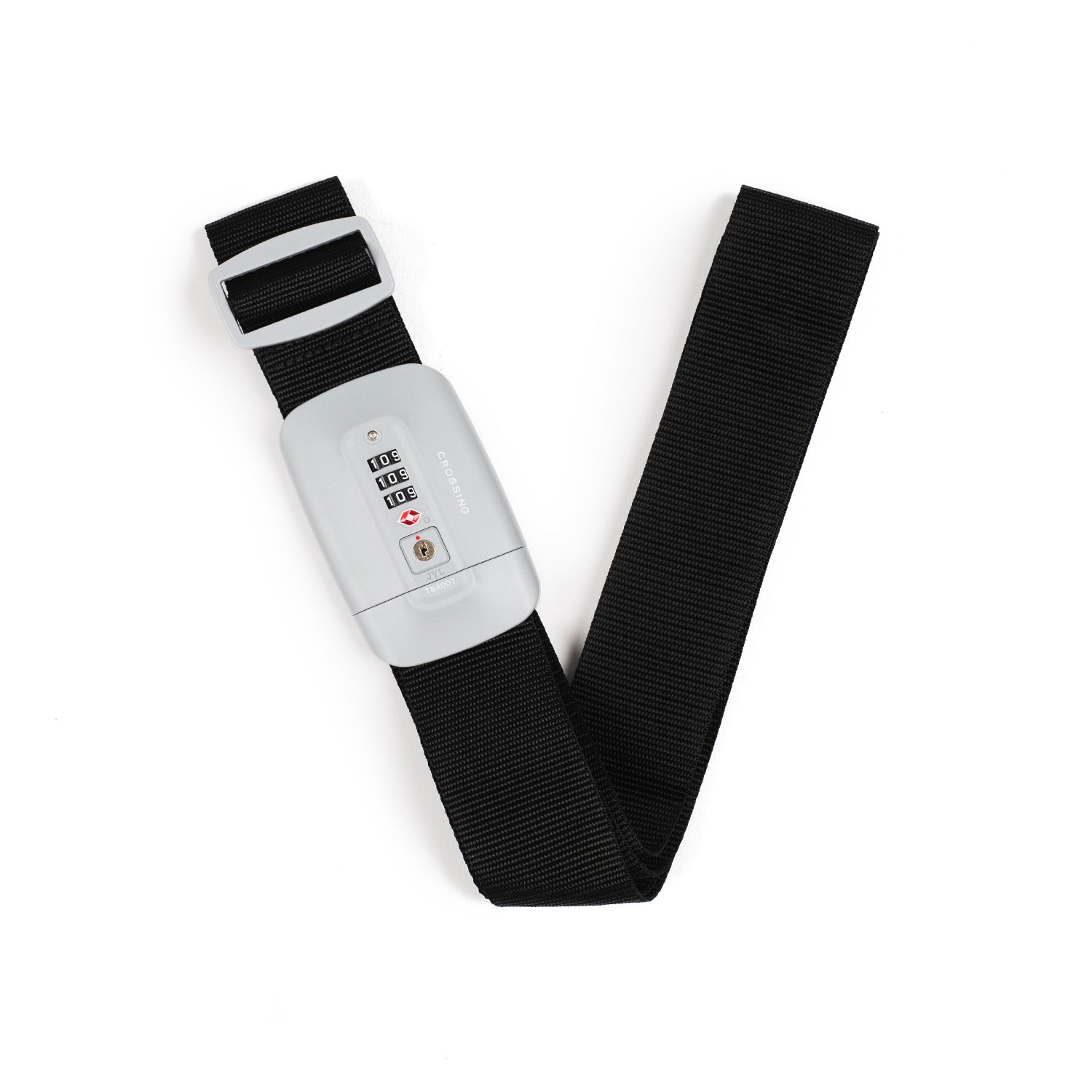 Crossing TSA 3-Dial Combination Lock Luggage Strap - Black