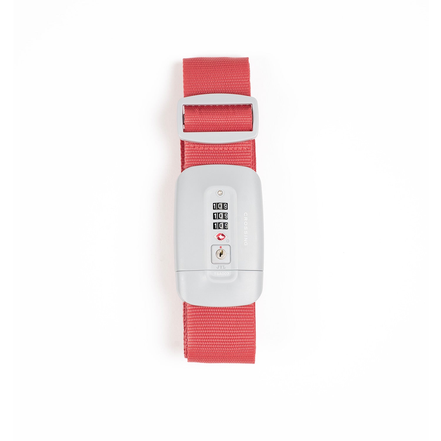Crossing TSA 3-Dial Combination Lock Luggage Strap - Crimson