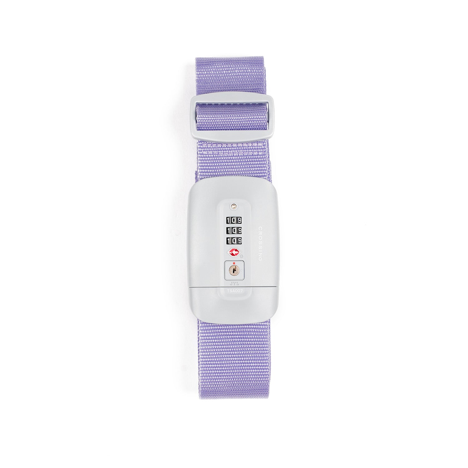 Crossing TSA 3-Dial Combination Lock Luggage Strap - Lavender