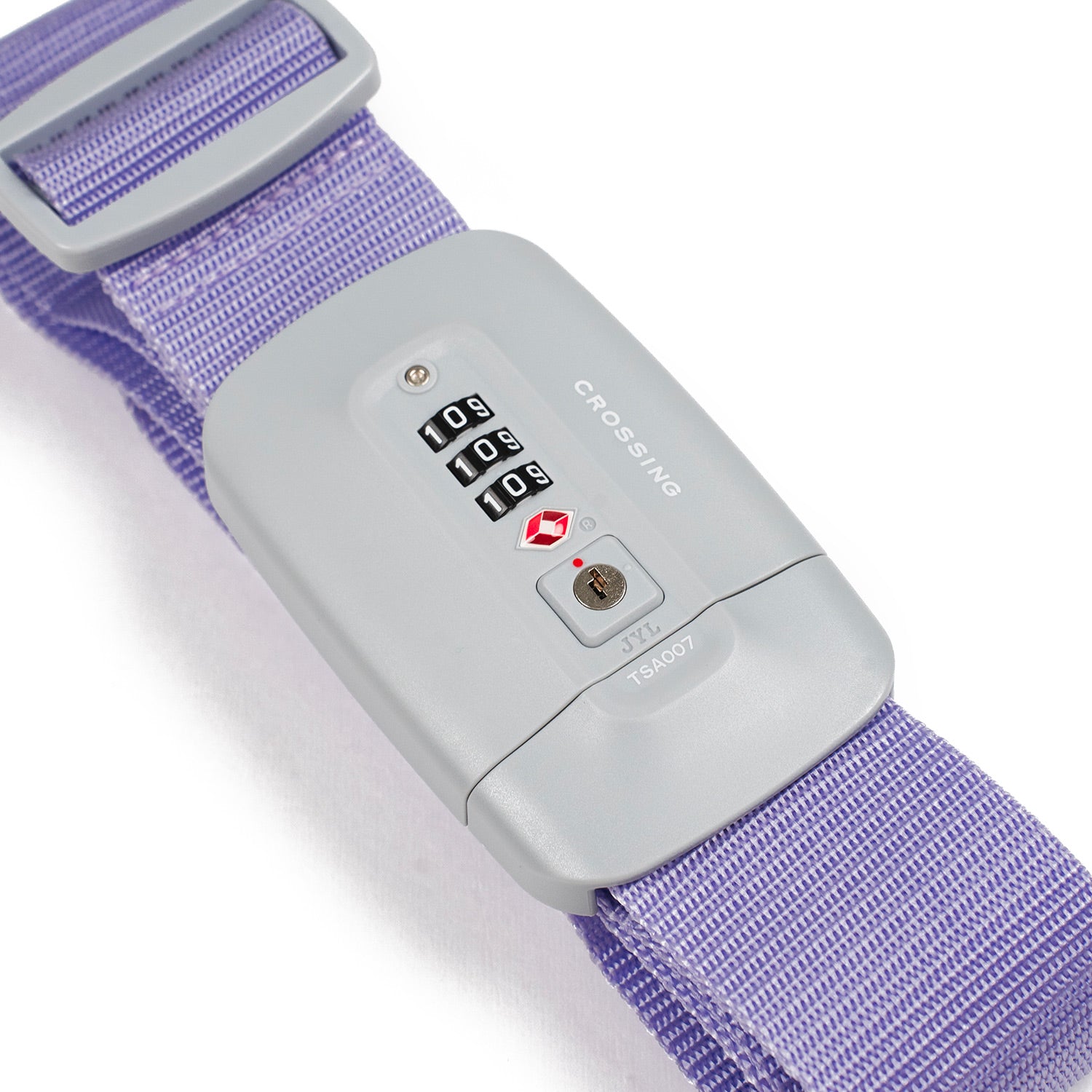 Crossing TSA 3-Dial Combination Lock Luggage Strap - Lavender