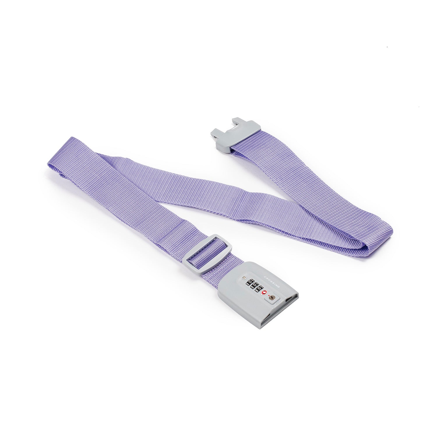 Crossing TSA 3-Dial Combination Lock Luggage Strap - Lavender