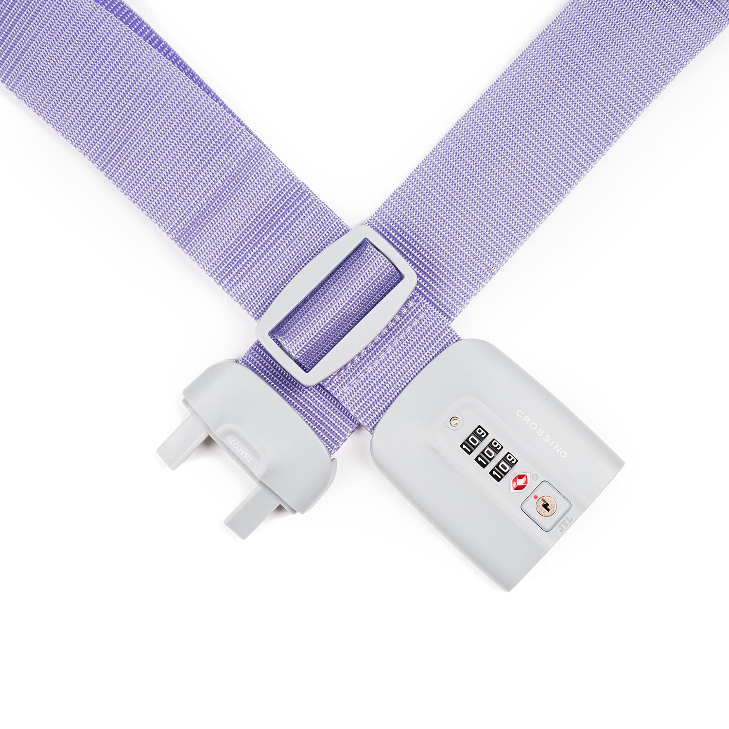 Crossing TSA 3-Dial Combination Lock Luggage Strap - Lavender