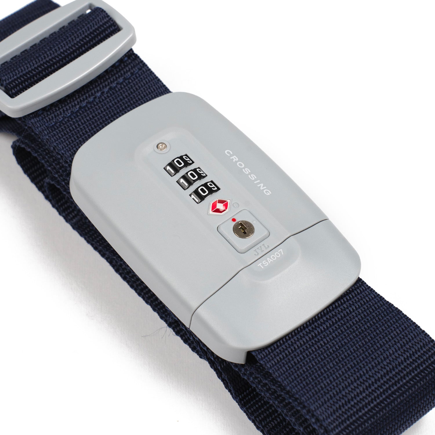 Crossing TSA 3-Dial Combination Lock Luggage Strap - Navy