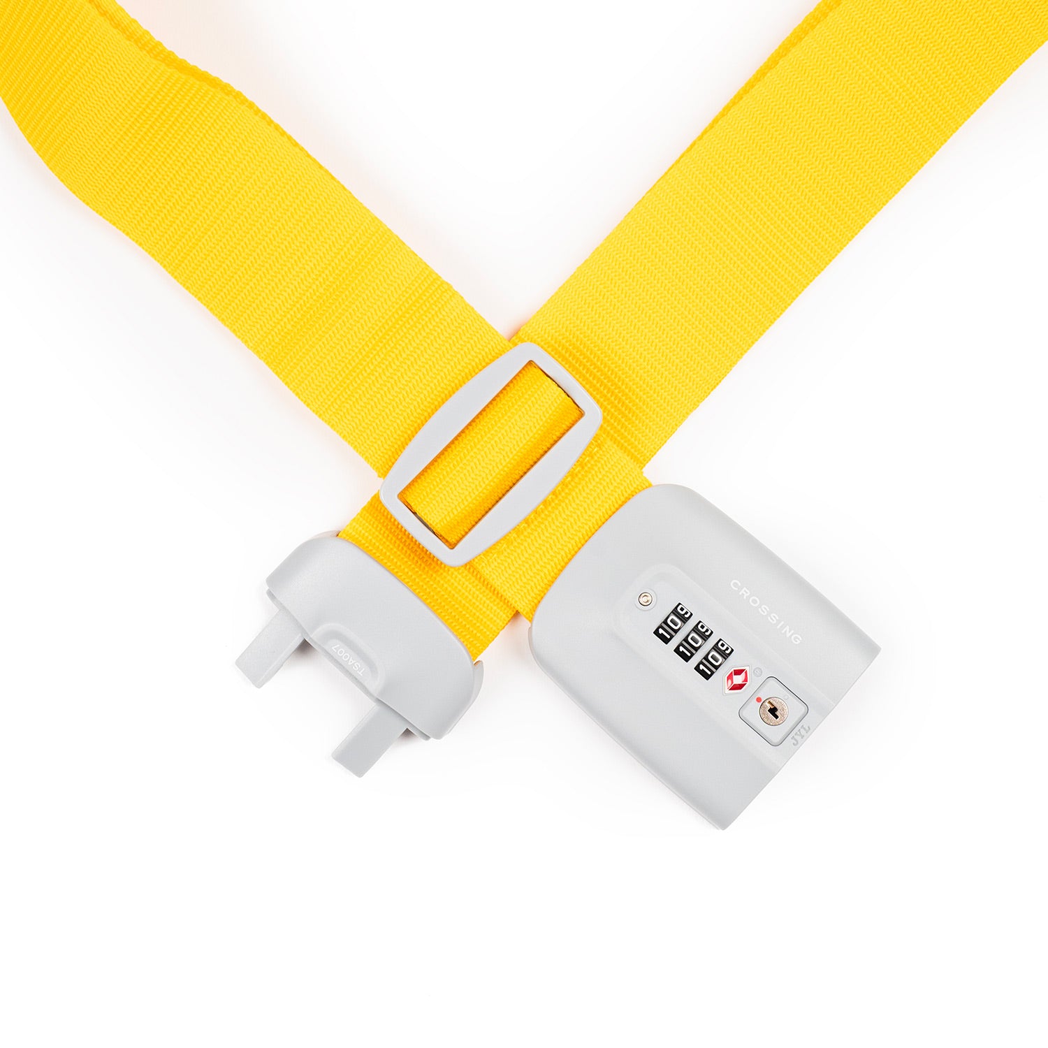 Crossing TSA 3-Dial Combination Lock Luggage Strap - Tuscany Yellow