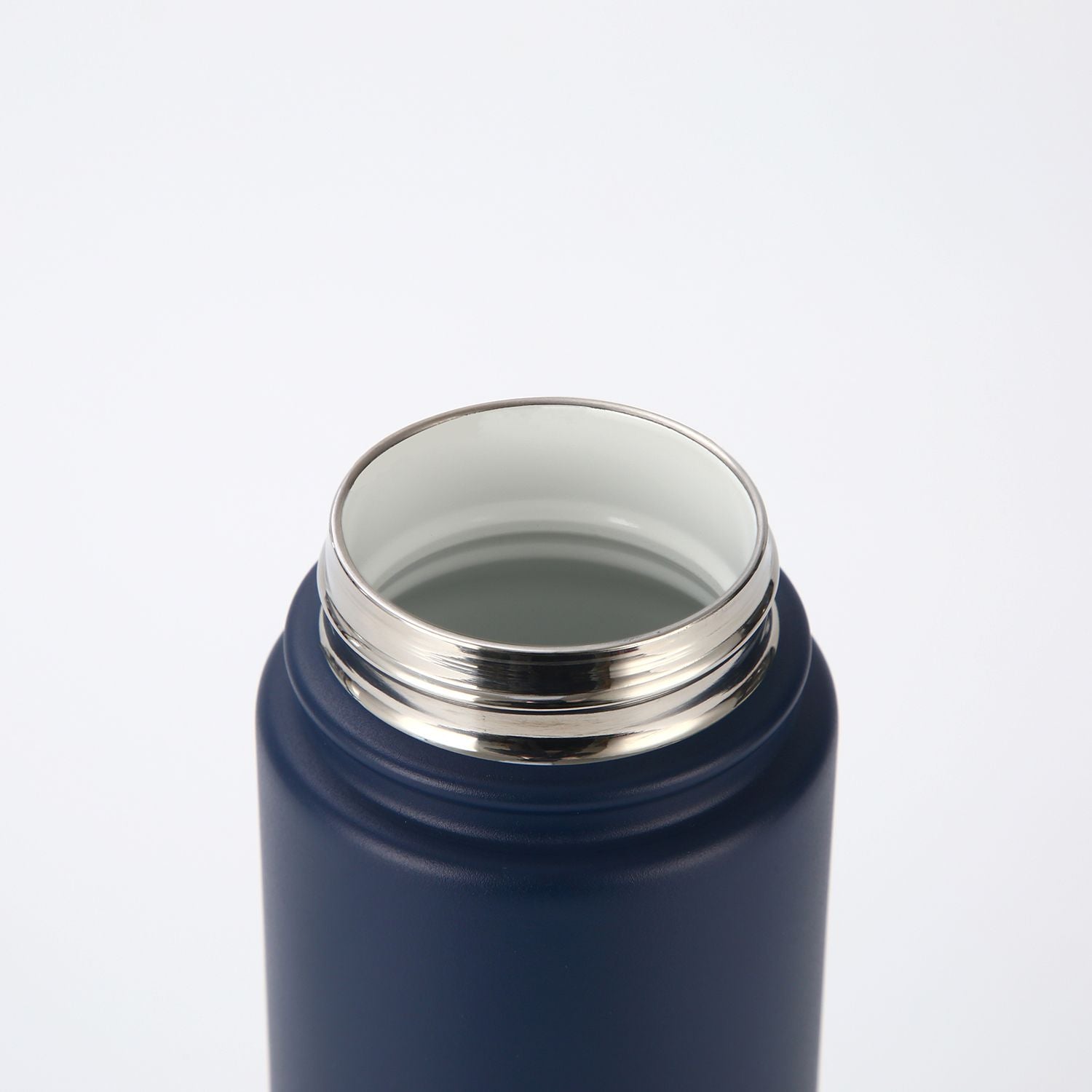 Crossing Urban Ceramic S/S Insulated Flat Cap Bottle With Handle 1000ml - Ink Blue (Dark Blue)