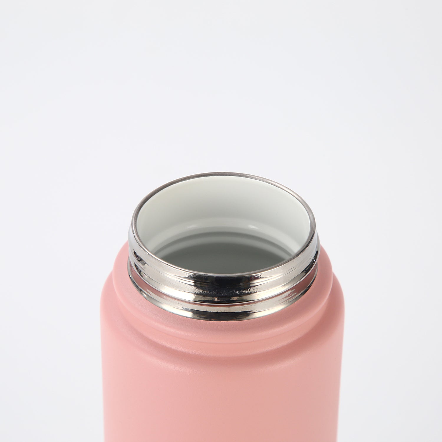 Crossing Urban Ceramic S/S Insulated Flat Cap Bottle With Handle 400ml - Dusty Rose (Dark Pink)