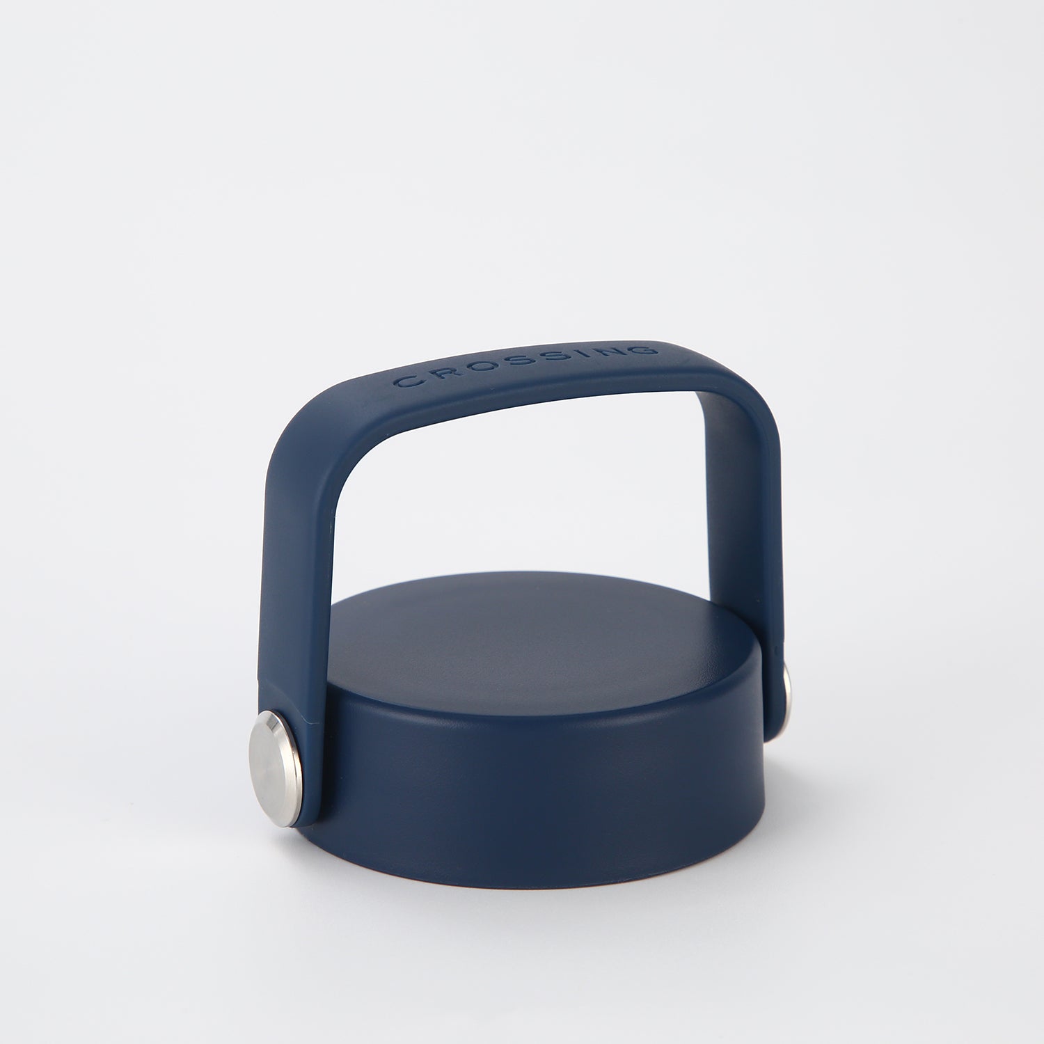 Crossing Urban Ceramic S/S Insulated Flat Cap Bottle With Handle 400ml - Ink Blue (Dark Blue)