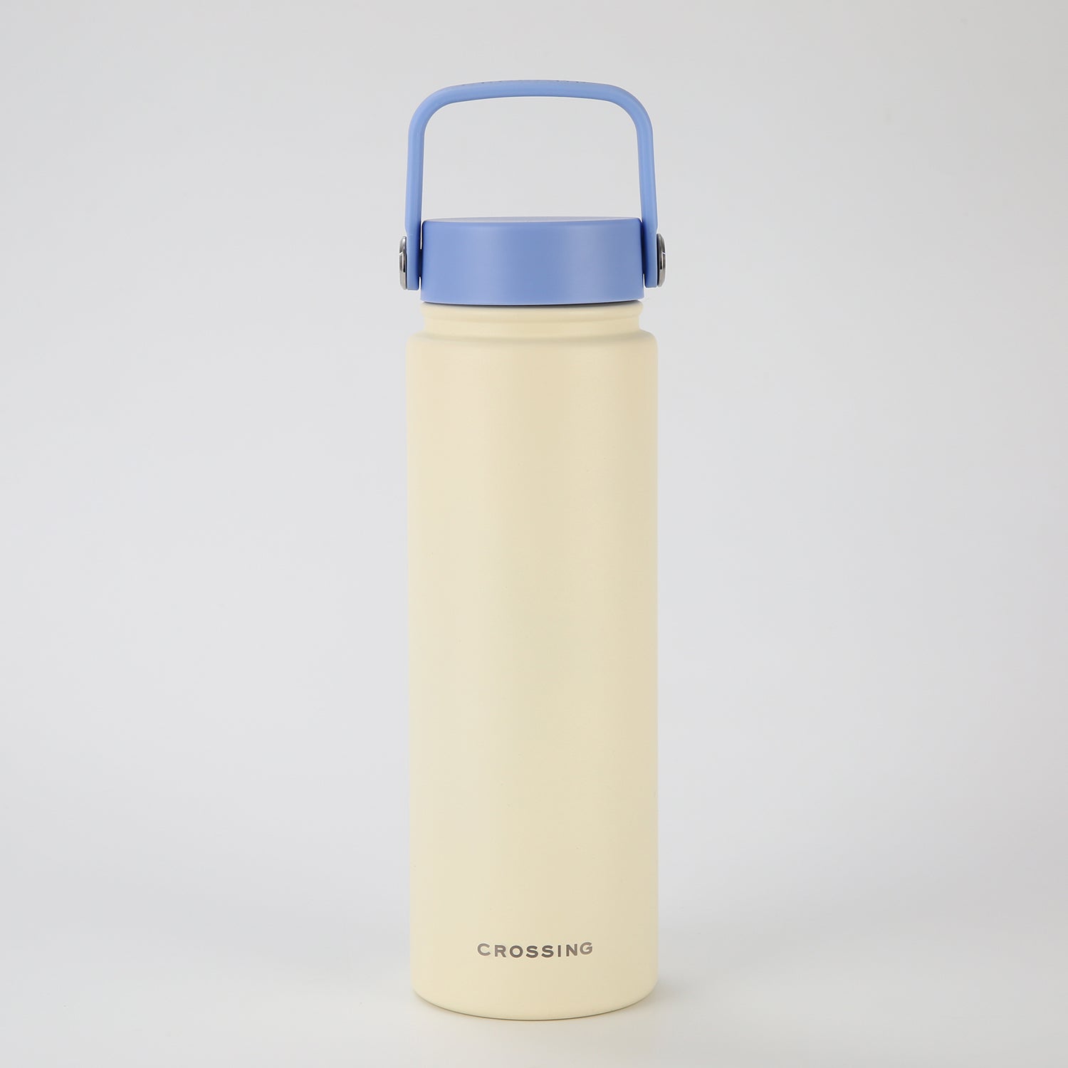 Crossing Urban Ceramic S/S Insulated Flat Cap Bottle With Handle 720ml - Heirloom Blue Cotton (Mix)