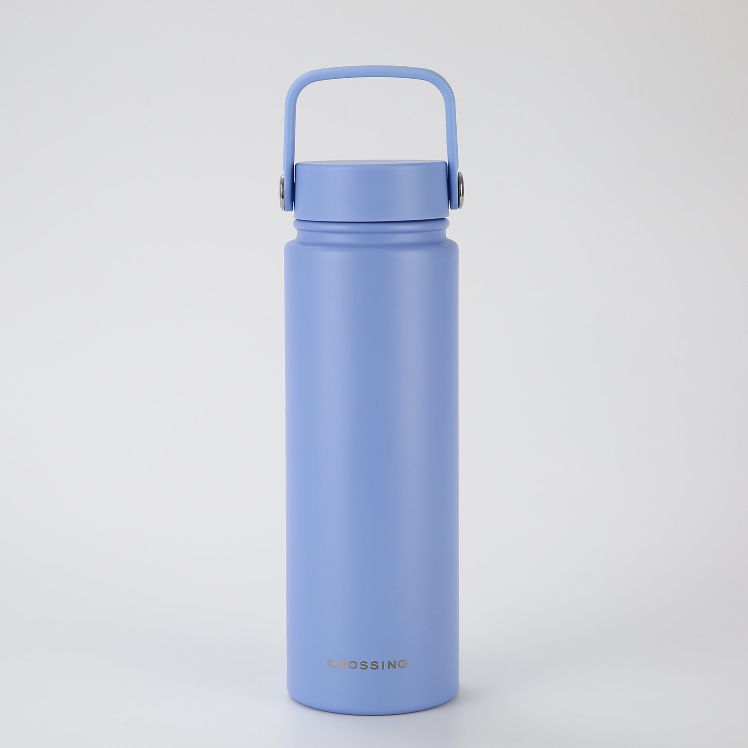 Crossing Urban Ceramic S/S Insulated Flat Cap Bottle With Handle 720ml - Heirloom Blue (Light Blue)