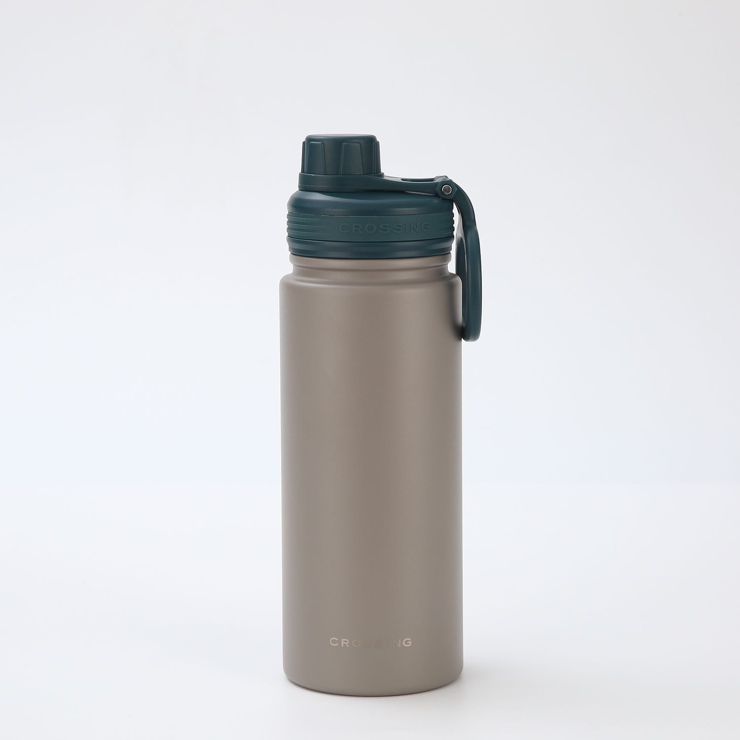 Crossing Urban Ceramic S/S Insulated Screw Cap Sports Bottle With Handle 600ml - Latte Squash (Mix)