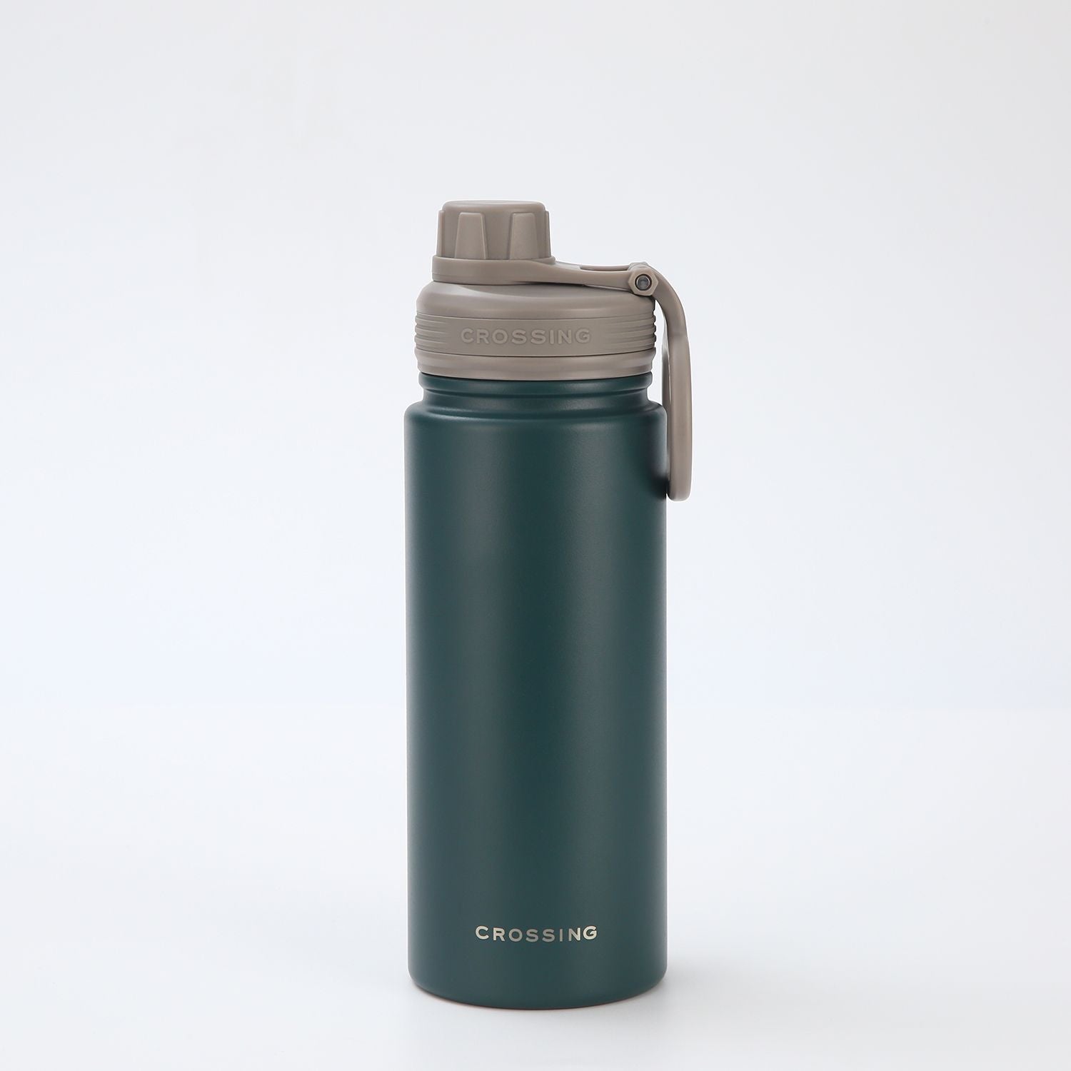 Crossing Urban Ceramic S/S Insulated Screw Cap Sports Bottle With Handle 600ml - Squash Latte (Mix)