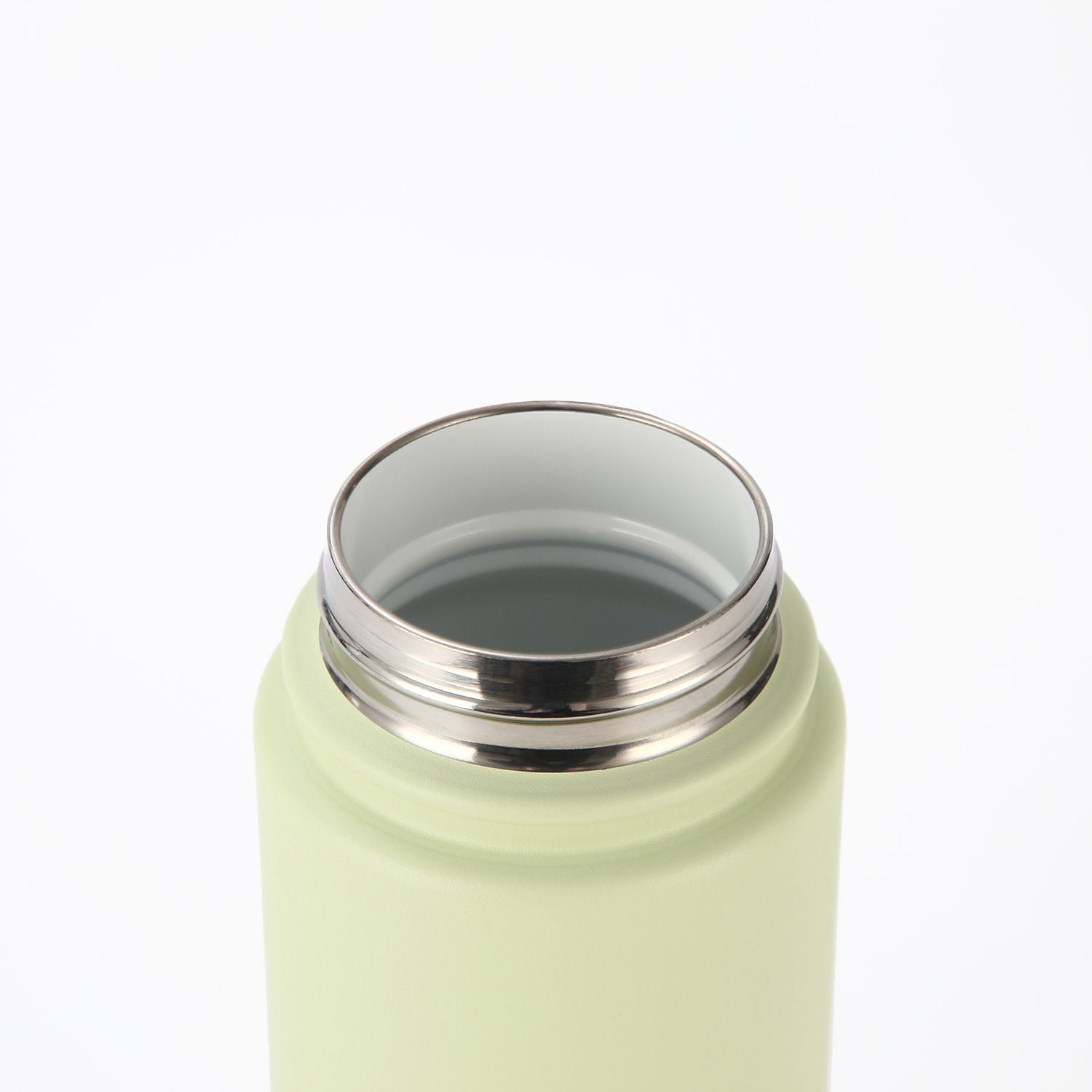 Crossing Urban Ceramic S/S Insulated Screw Cap Sports Bottle With Handle 720ml - Pistachio (Light Green)