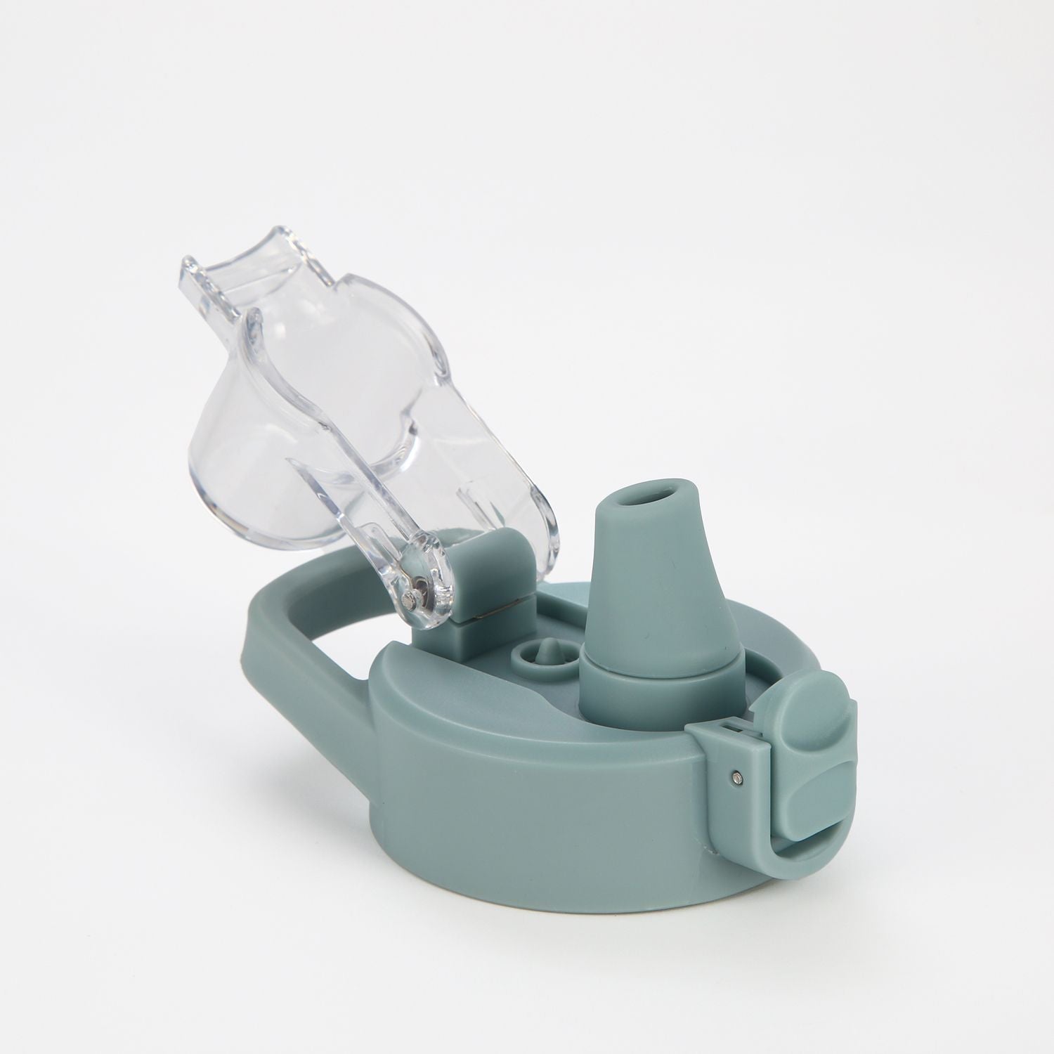 Crossing Urban Ceramic S/S Insulated Straw Sipper Cap Sports Bottle With Handle 480ml - Cotton Sage (Mix)