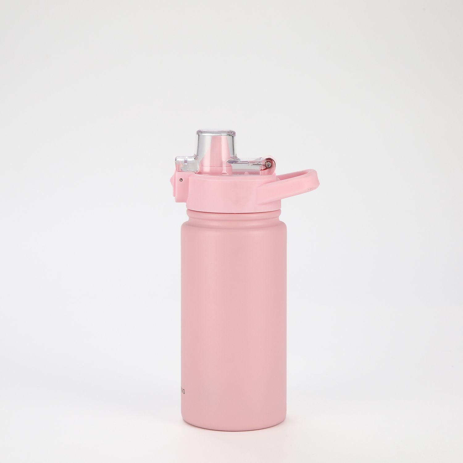 Crossing Urban Ceramic S/S Insulated Straw Sipper Cap Sports Bottle With Handle 480ml - Dusty Rose