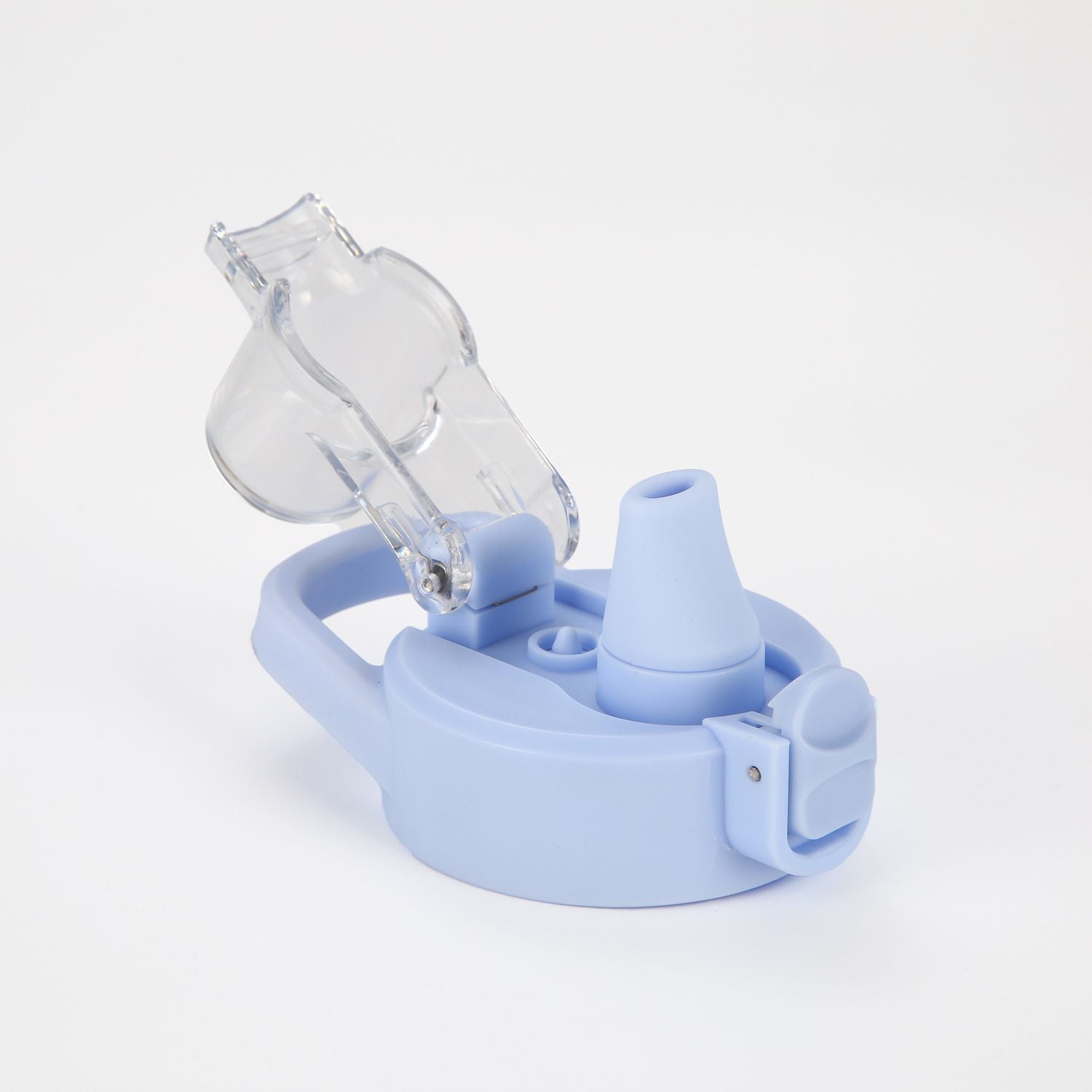 Crossing Urban Ceramic S/S Insulated Straw Sipper Cap Sports Bottle With Handle 480ml - Dusty Rose Blue (Mix)