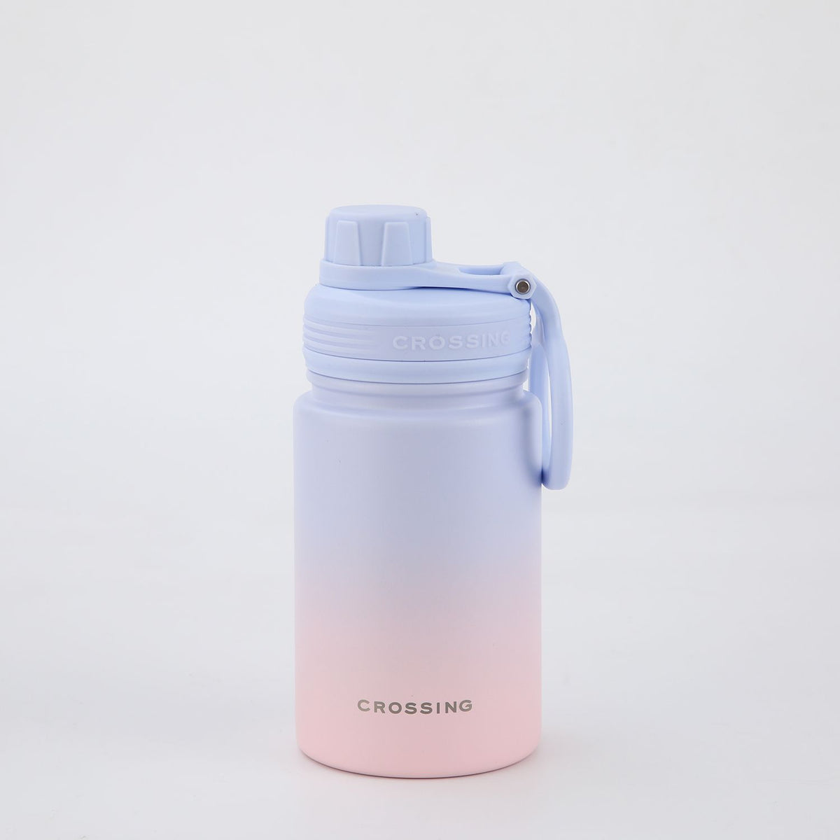Crossing Urban S/S Insulated Screw Cap Sports Bottle With Handle 400ml - Ombre Coral Mist