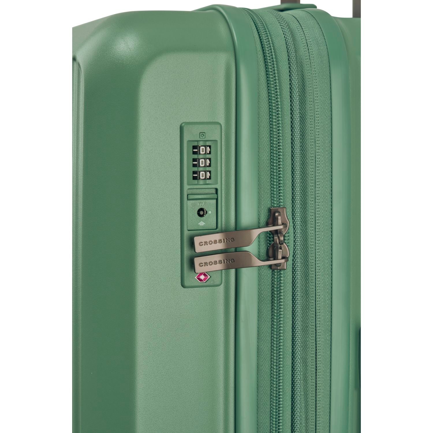 Crossing Vive Polycarbonate Expandable Large Luggage T30 - Sage Green