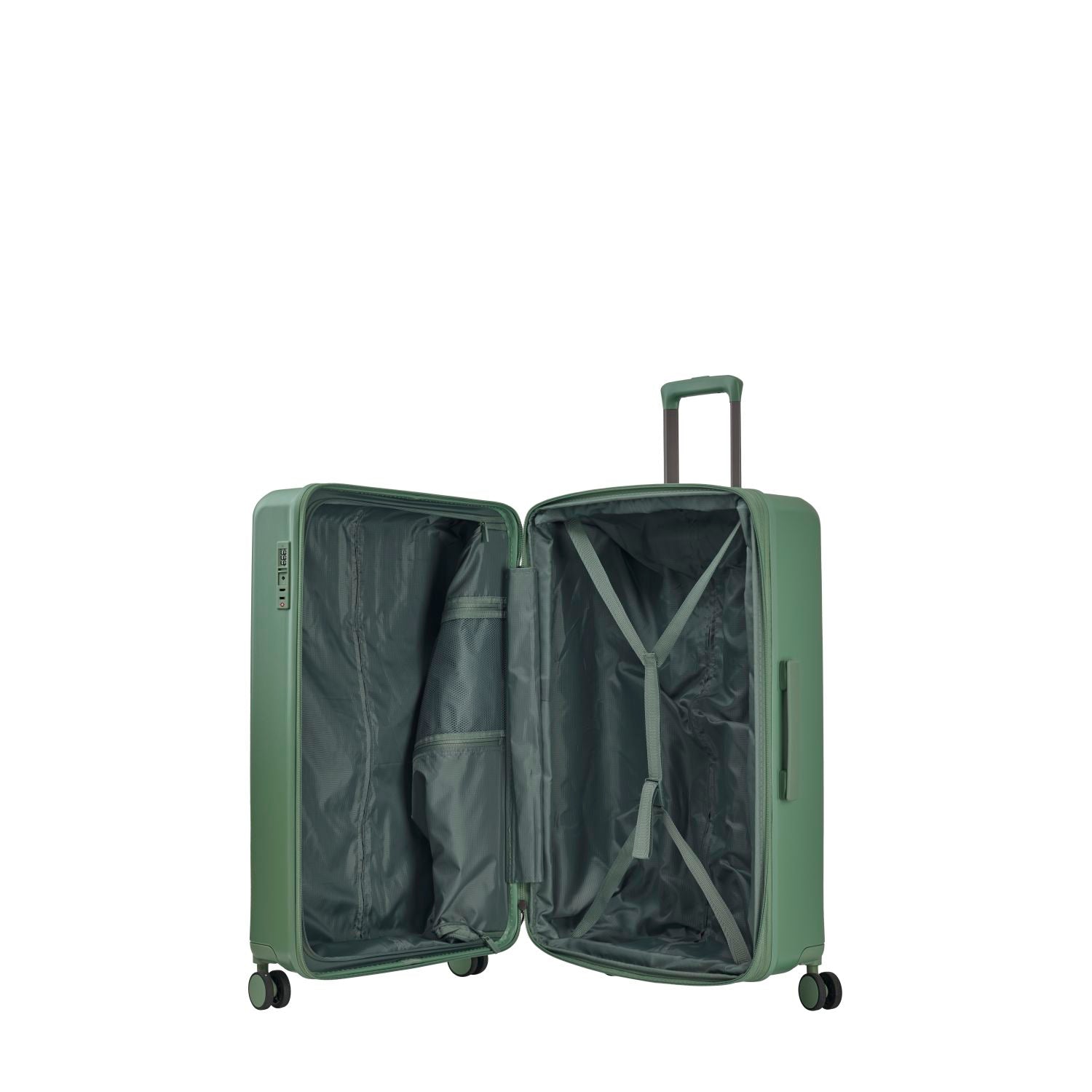 Crossing Vive Polycarbonate Expandable Large Luggage T30 - Sage Green