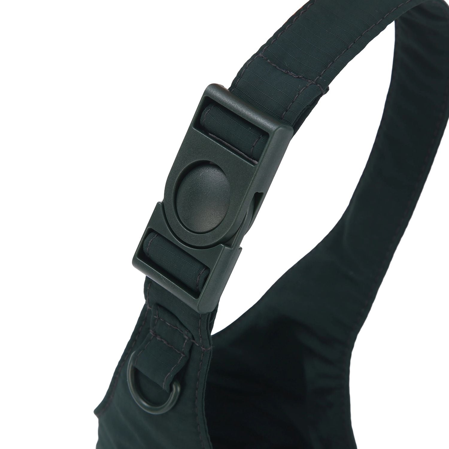 Crossing Waterproof Checked Nylon Dual Carry Water Bottle Bag - Forest Green