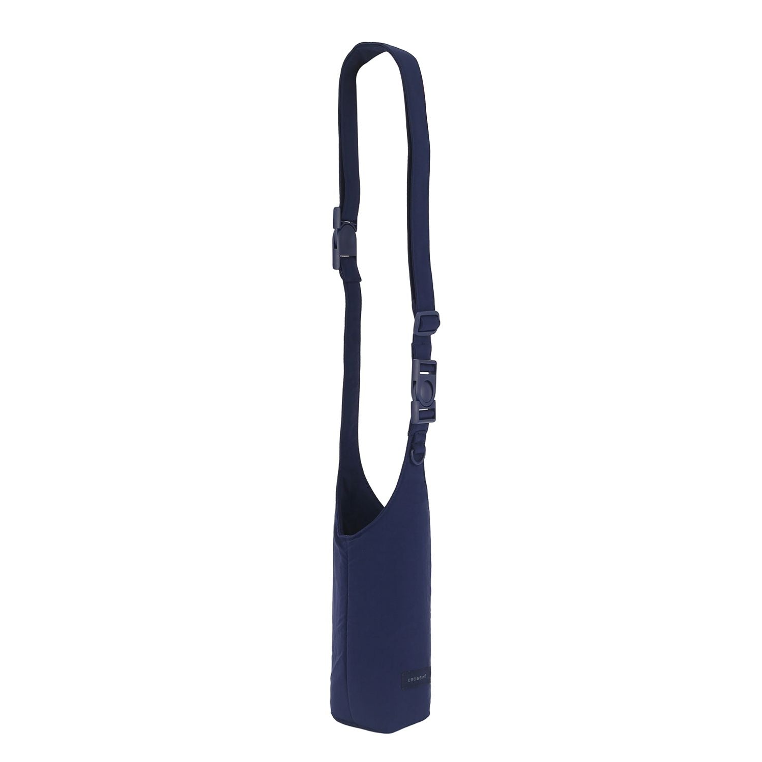 Crossing Waterproof Checked Nylon Dual Carry Water Bottle Bag - Navy